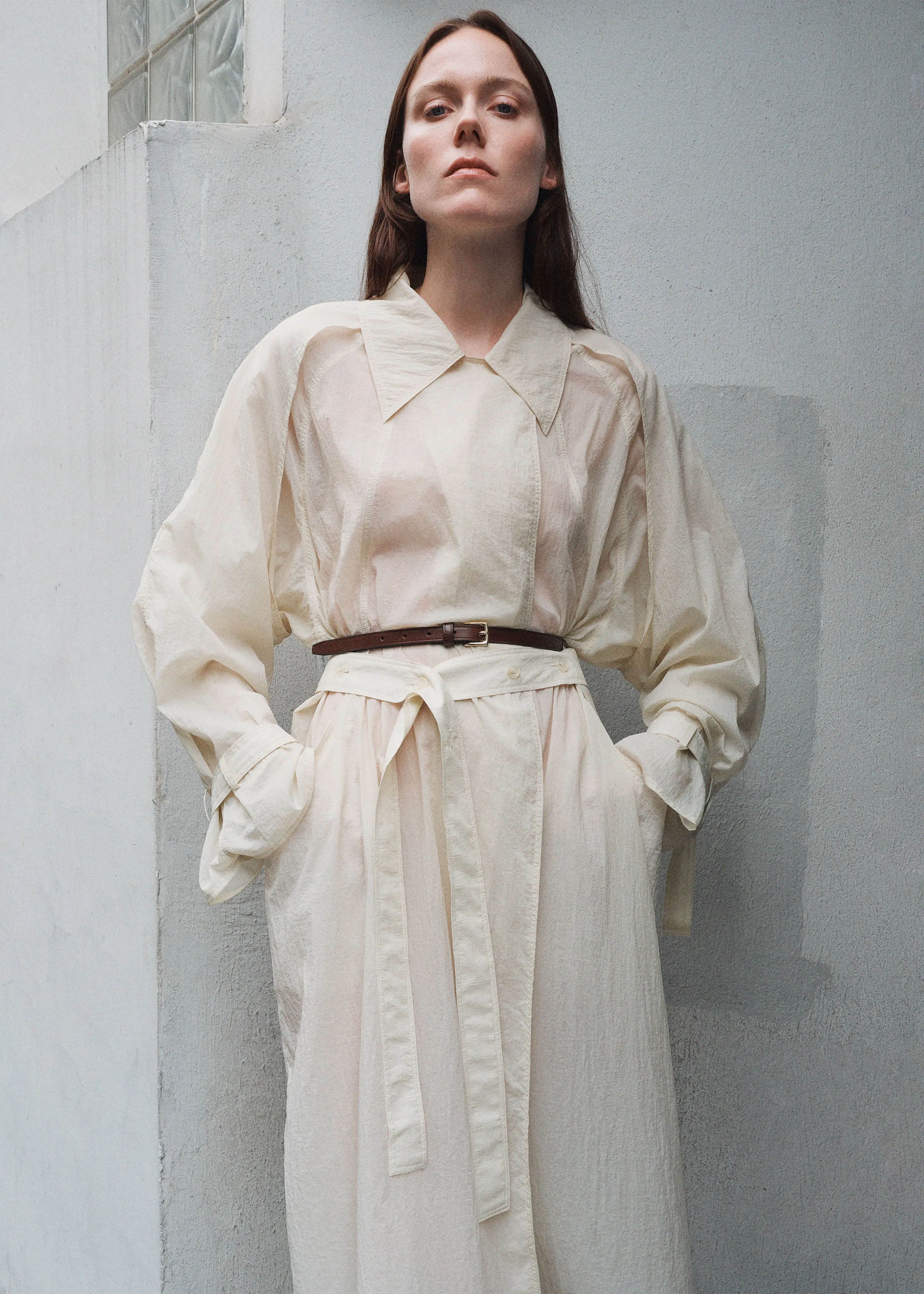 Sal Trench Coat - Ivory sold by Frankie Shop product image thumbnail 3