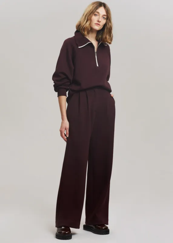Tena Pants - Aubergine made by Frankie Shop