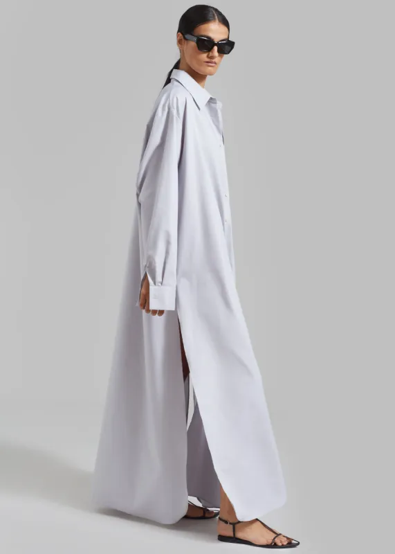 Avery Shirt Dress - Grey sold by Frankie Shop