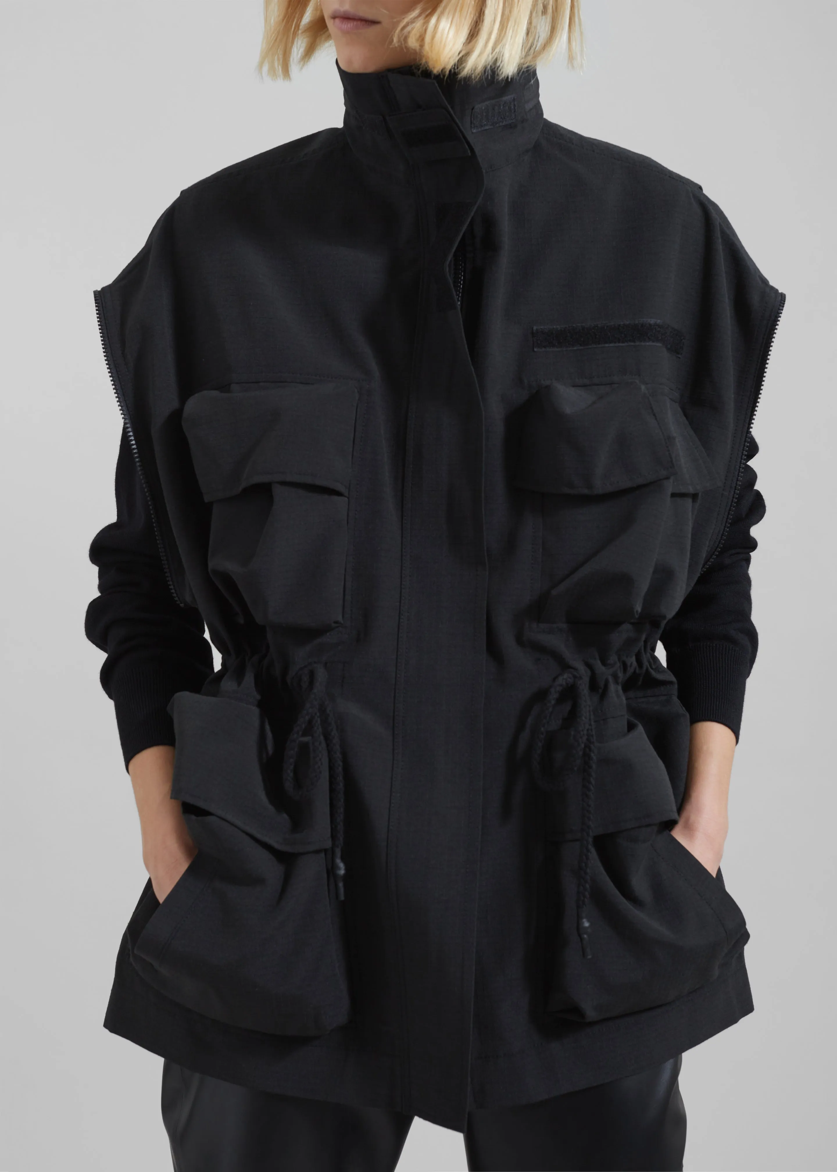 Gudu Jacket #04 - Black sold by Frankie Shop product image thumbnail 2