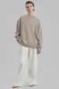 Quinton Crew Neck Sweater - Beige Melange sold by Frankie Shop
