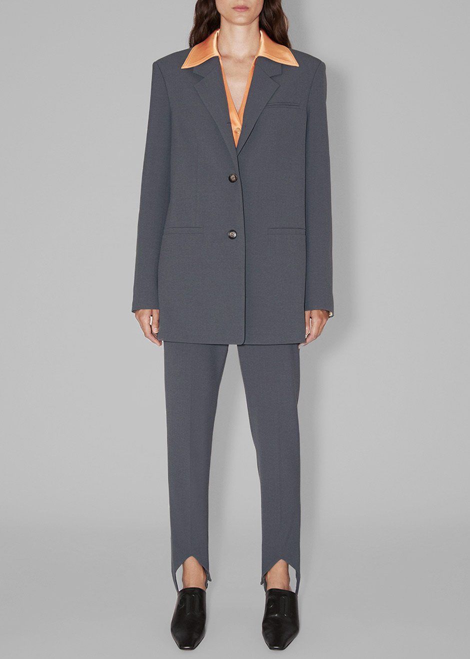 Nanushka Darby Stirrup Suit Pants - Grey sold by Frankie Shop product image thumbnail 2