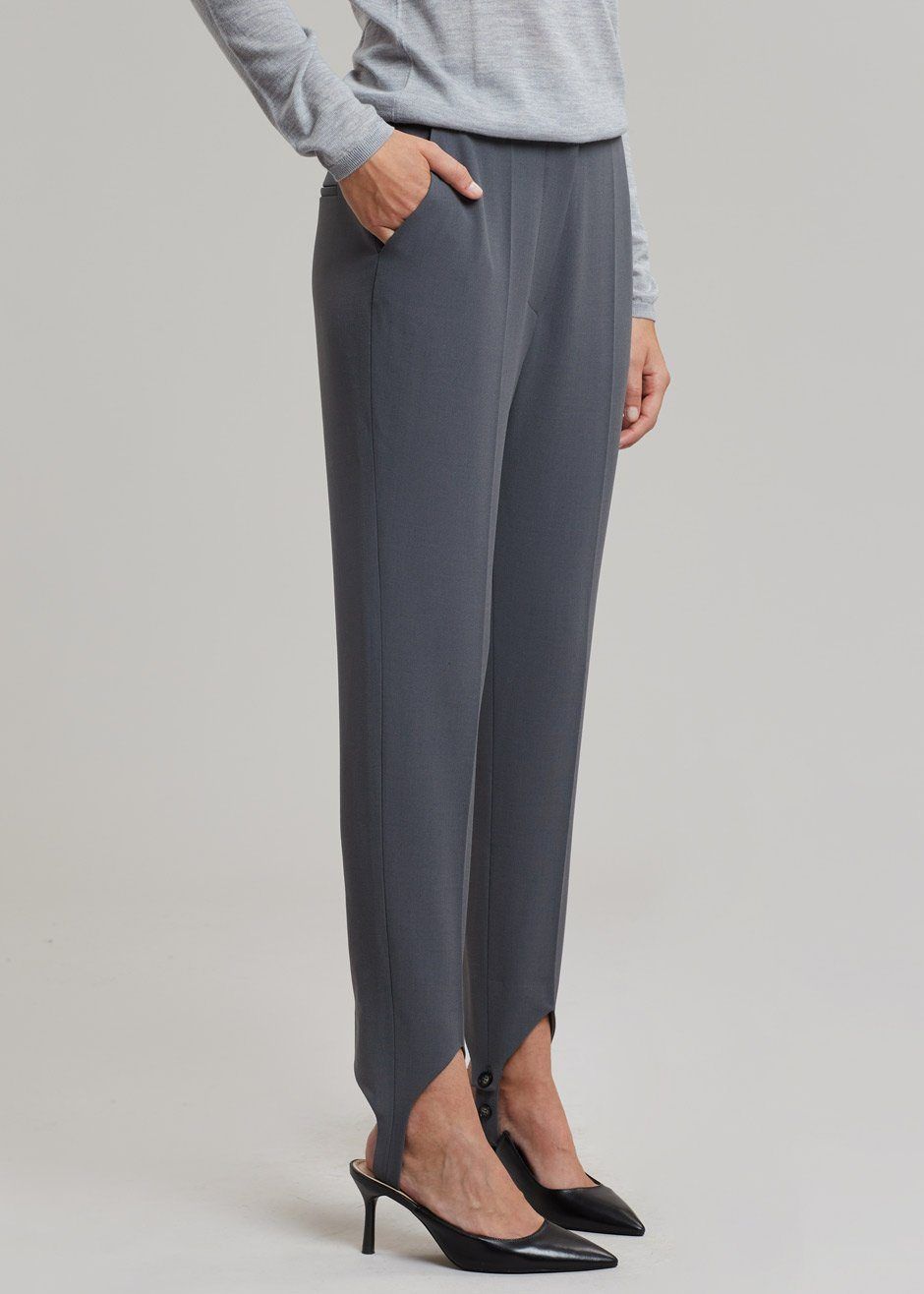 Nanushka Darby Stirrup Suit Pants - Grey sold by Frankie Shop product image thumbnail 3