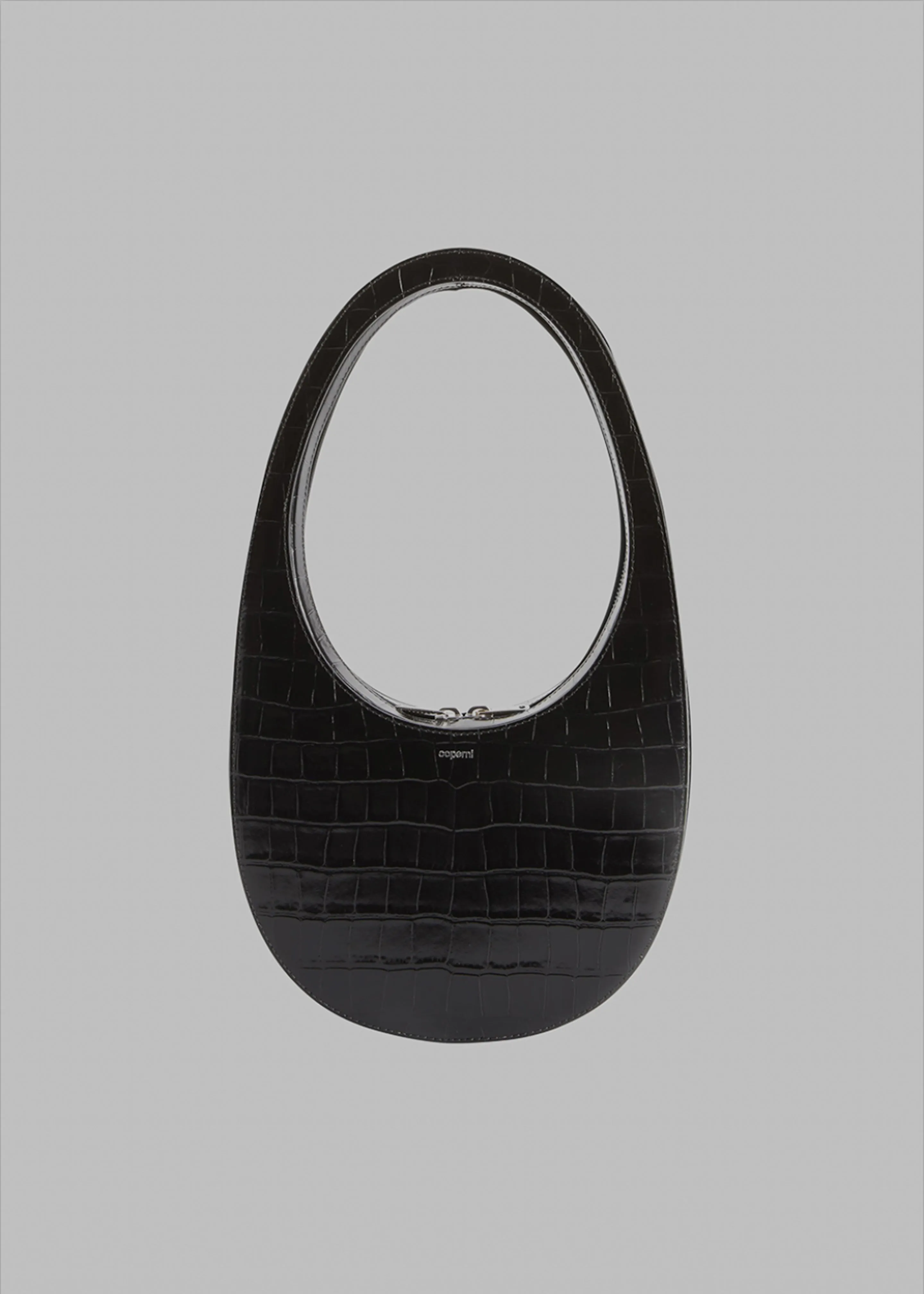 Coperni Croco Crossbody Swipe Bag - Black sold by Frankie Shop