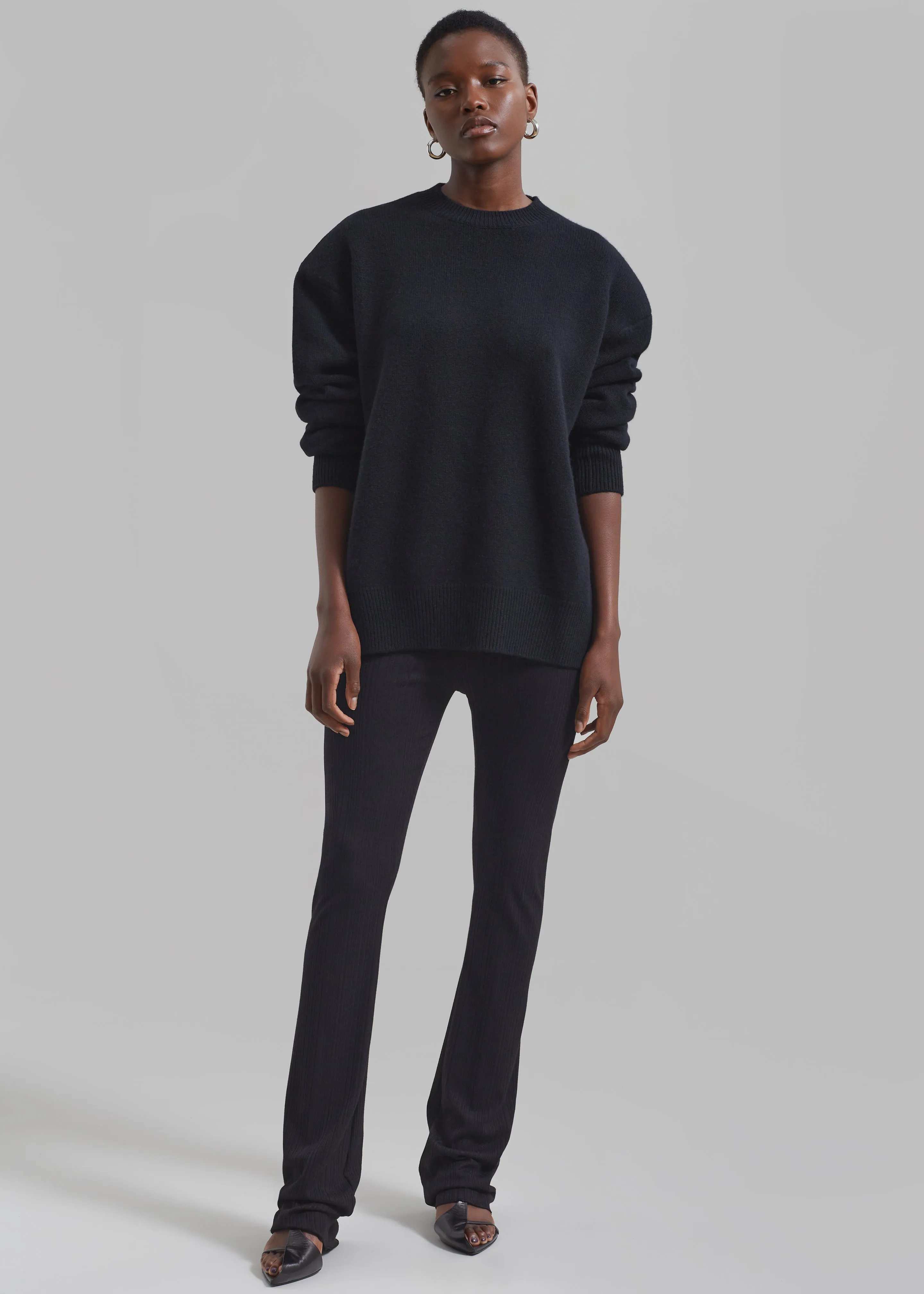 Akimi Ribbed Pants - Black sold by Frankie Shop product image thumbnail 2