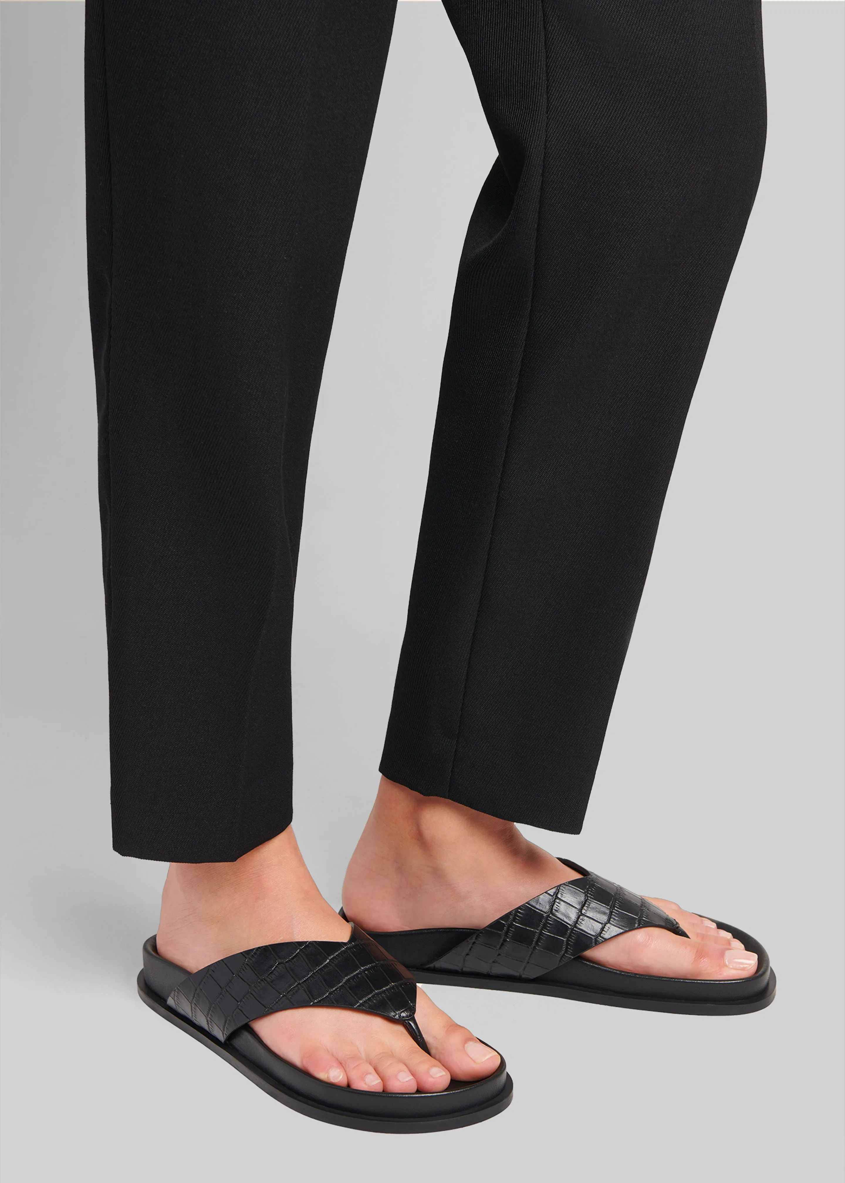 A.Emery Alma Sandal - Black Croc sold by Frankie Shop product image thumbnail 2