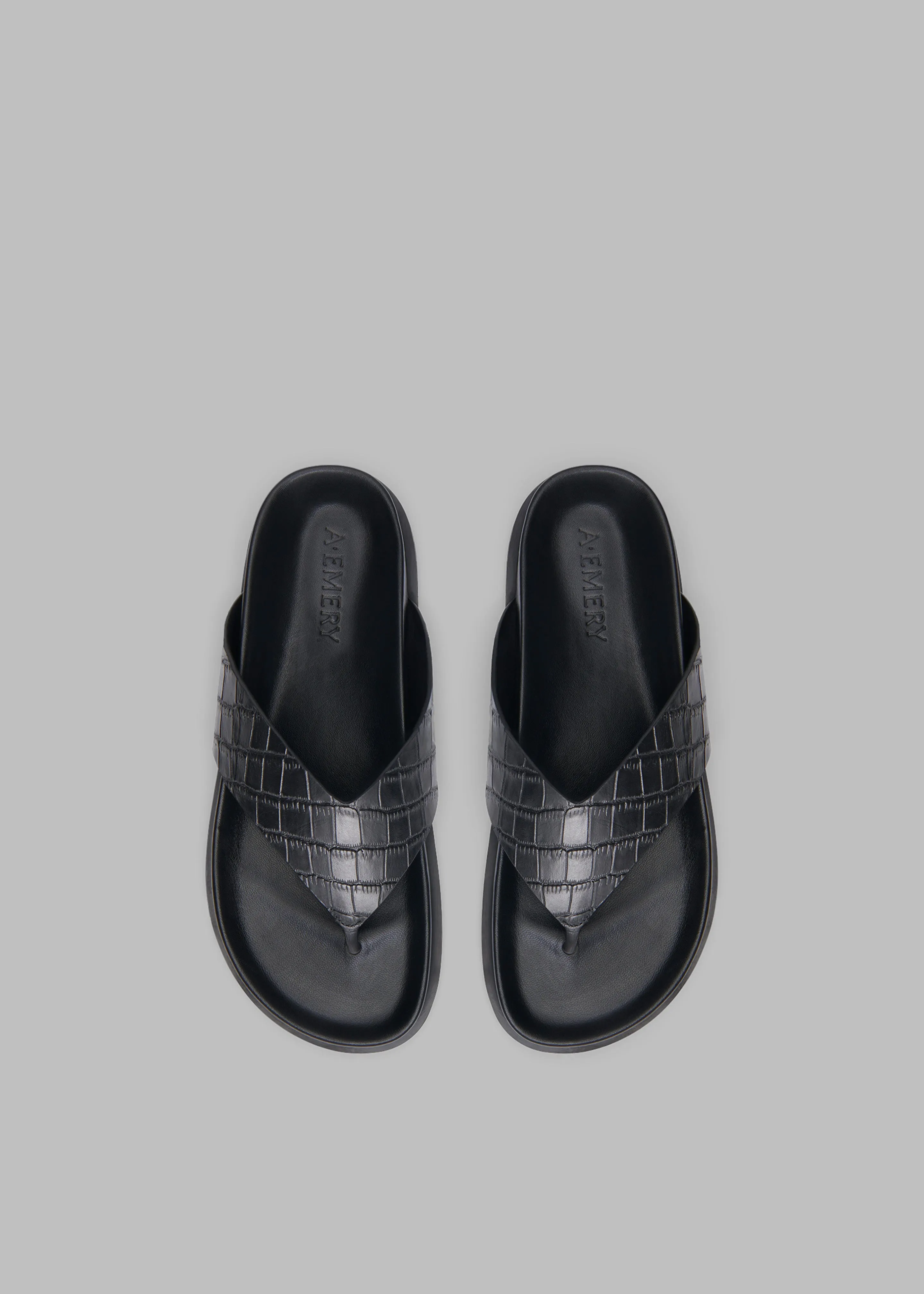 A.Emery Alma Sandal - Black Croc sold by Frankie Shop product image thumbnail 3