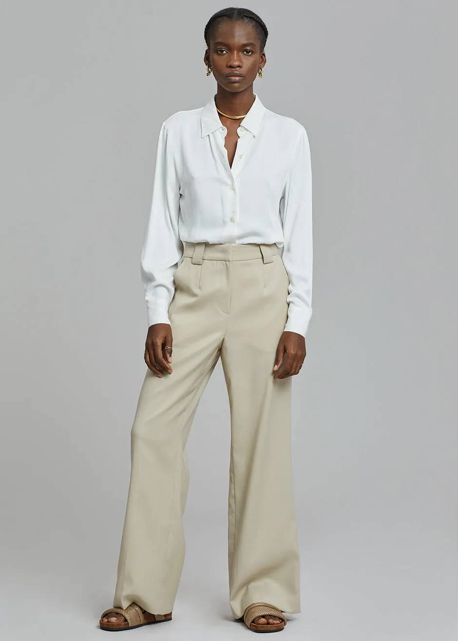 Powana Pants - Beige sold by Frankie Shop