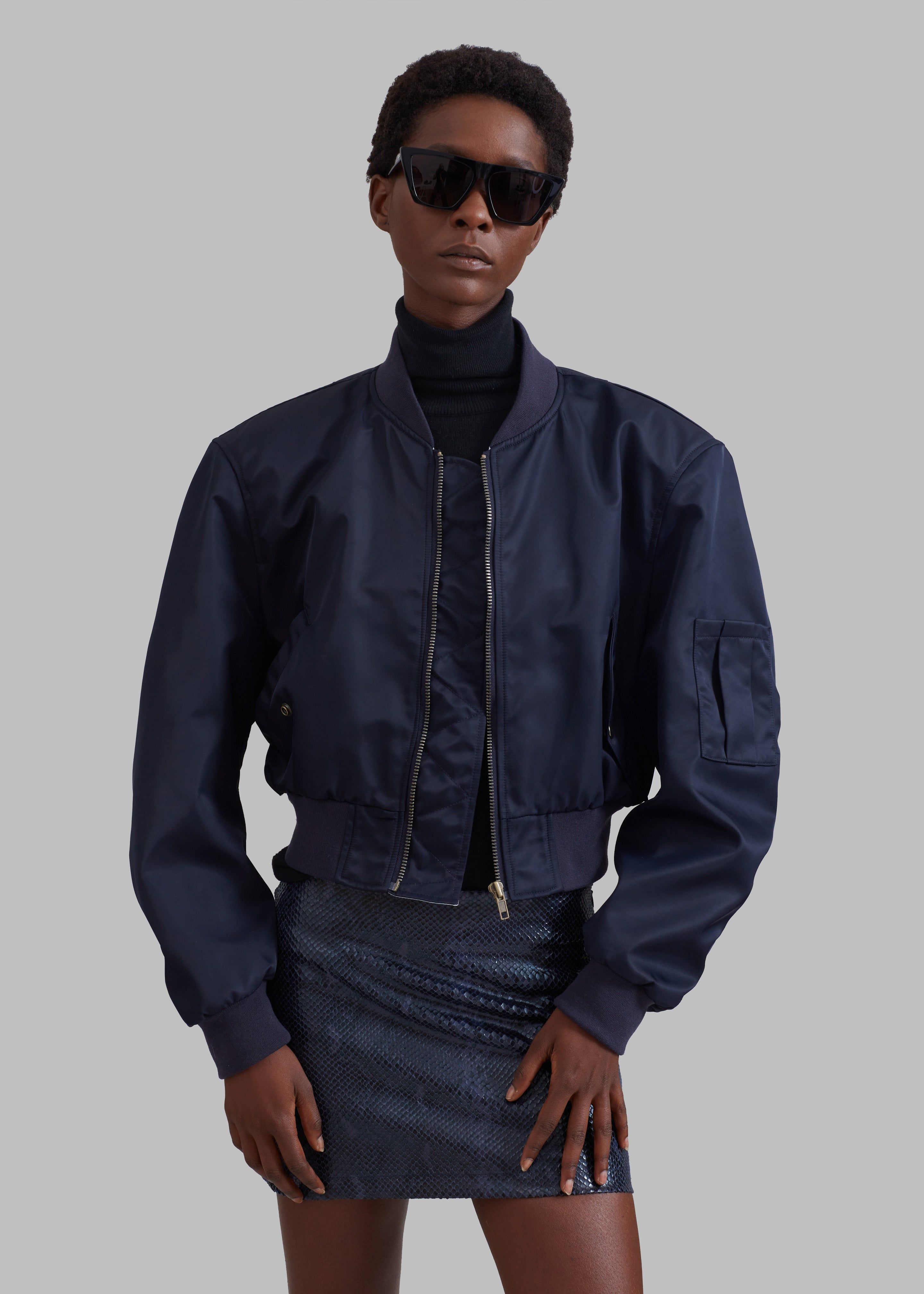 Cardiff Padded Bomber - Navy sold by Frankie Shop product image thumbnail 2