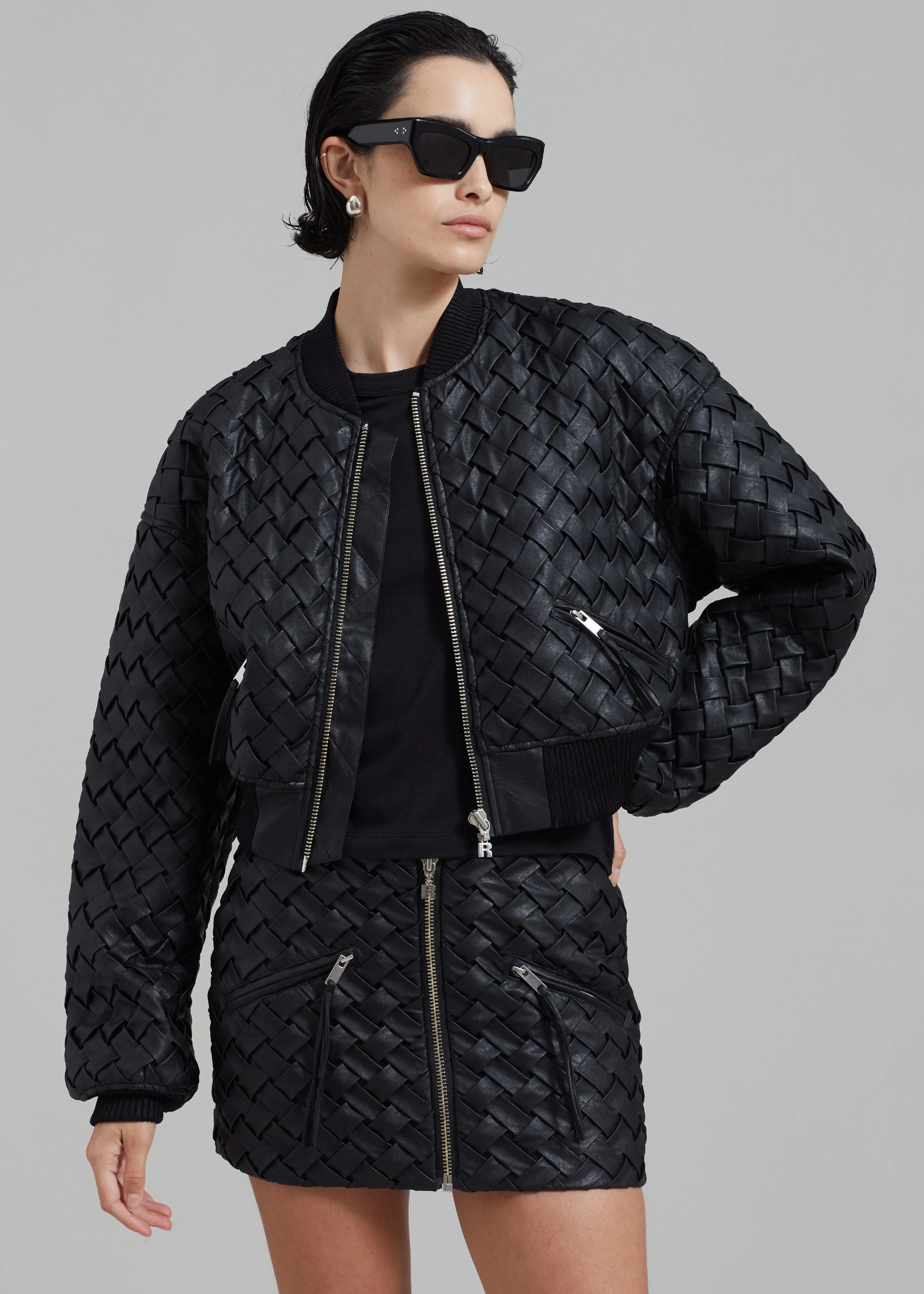 ROTATE Braided Mini Skirt - Black sold by Frankie Shop product image thumbnail 2