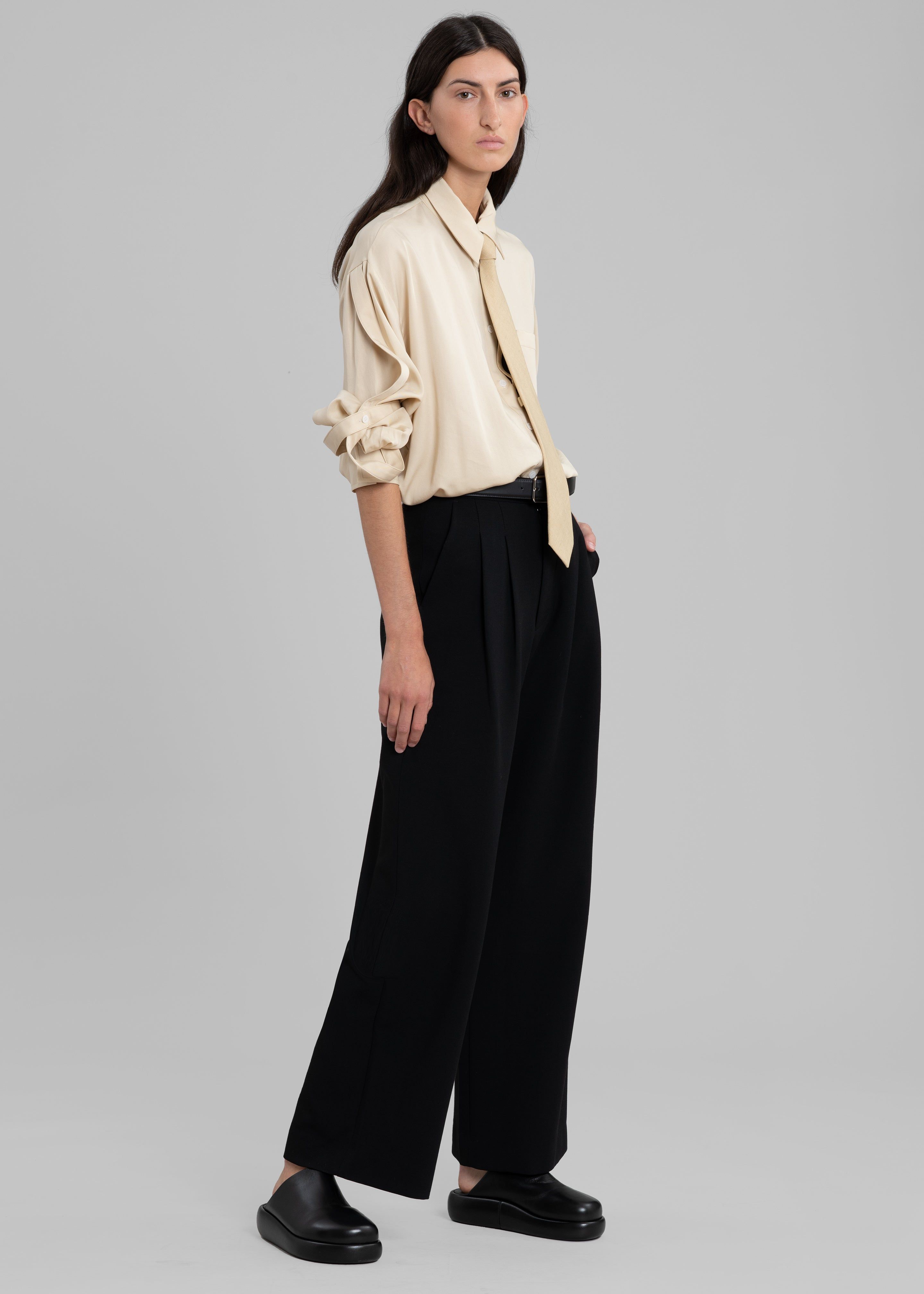 Eevi Wide Pants - Black sold by Frankie Shop product image thumbnail 4