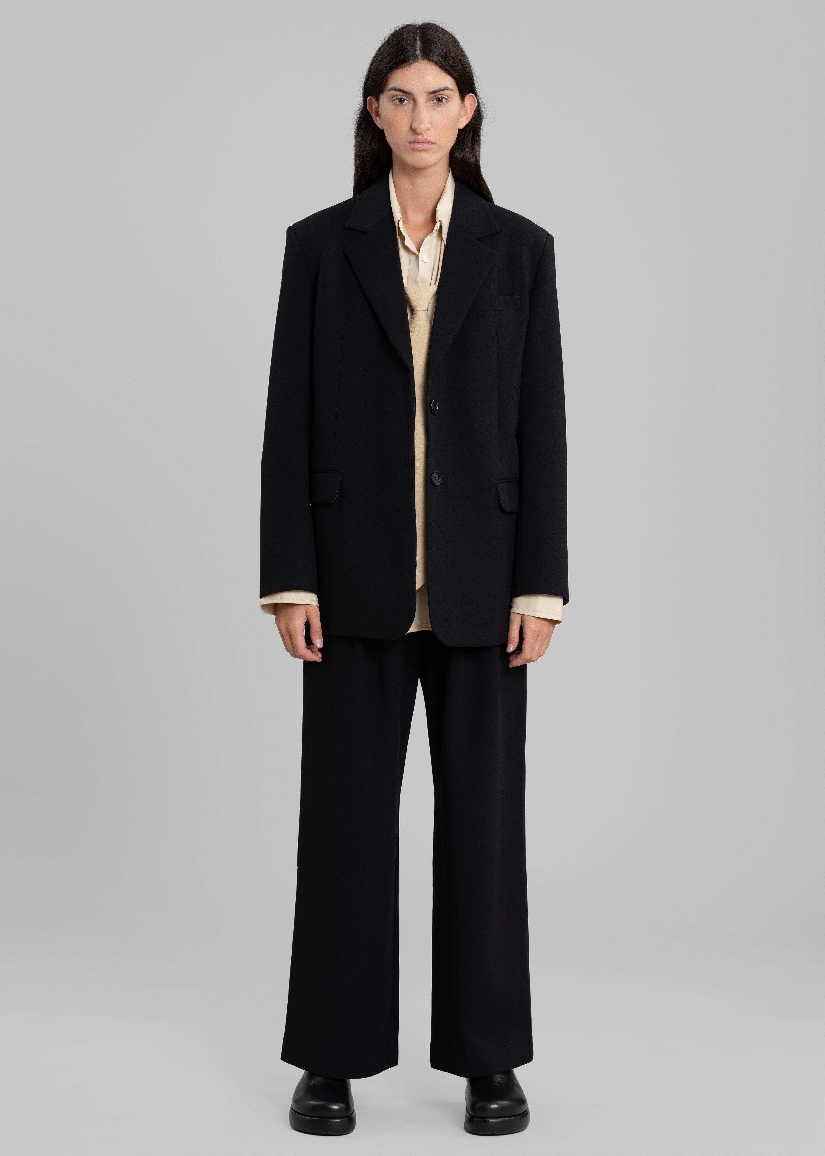 Eevi Wide Pants - Black sold by Frankie Shop product image thumbnail 3