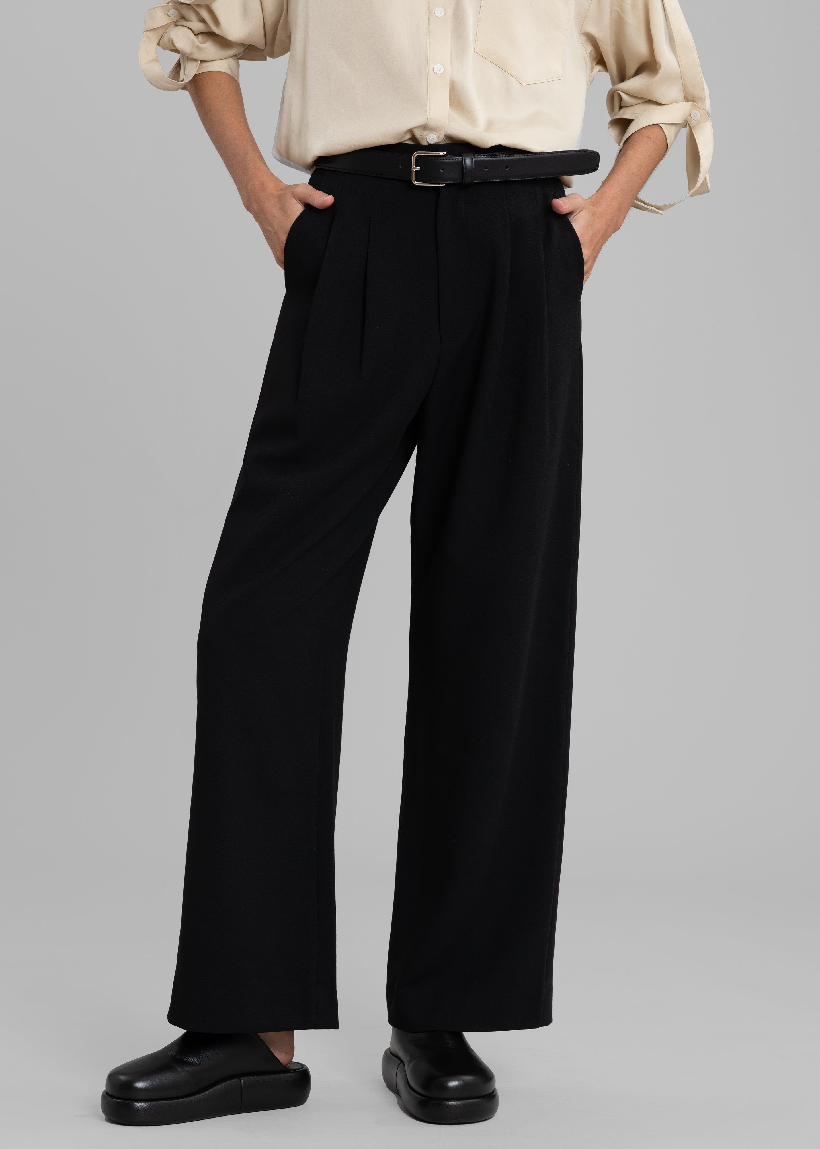 Eevi Wide Pants - Black sold by Frankie Shop product image thumbnail 2