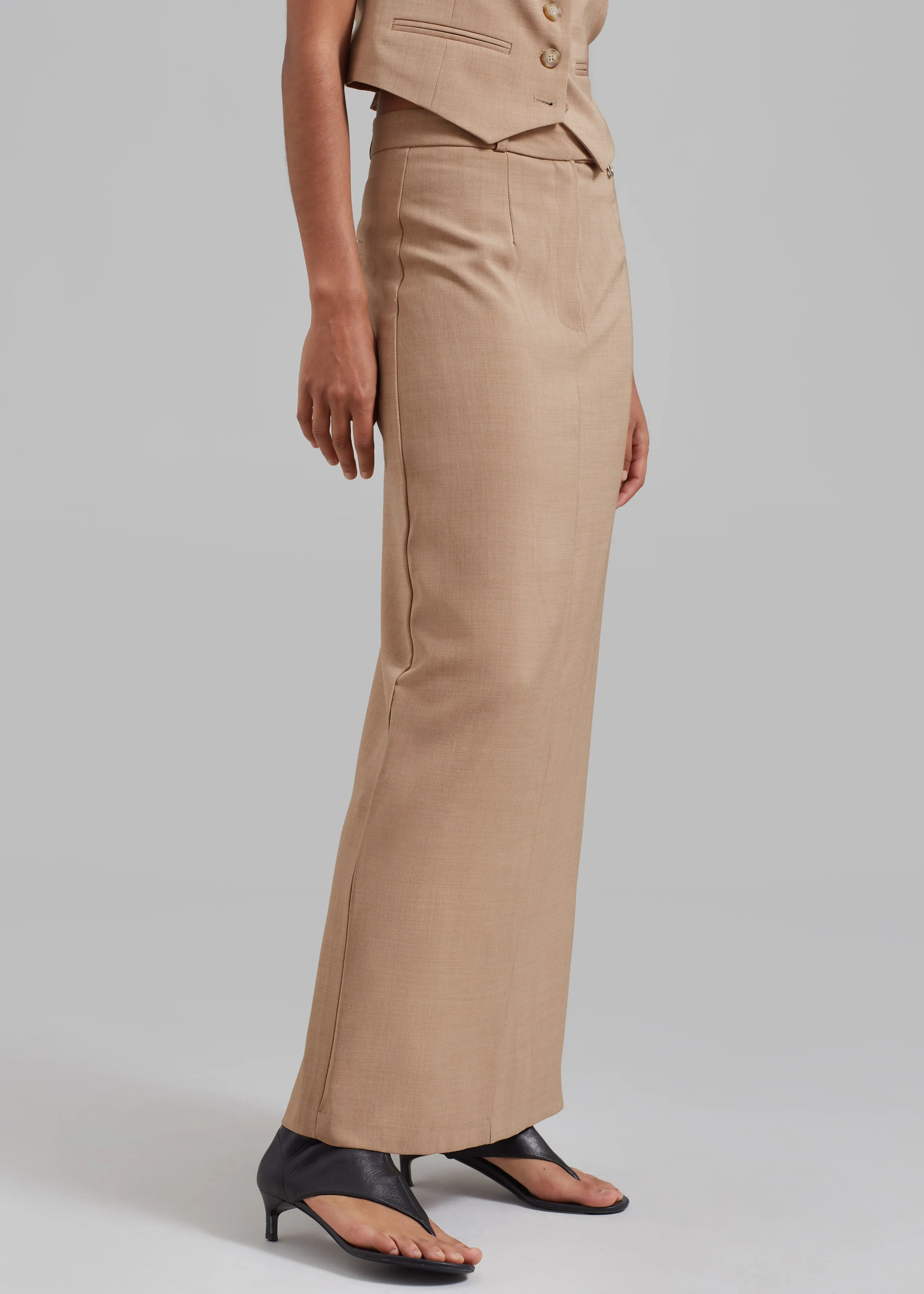 Cornelia Maxi Skirt - Brown sold by Frankie Shop product image thumbnail 3