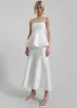 Gabrielle Knit Midi Skirt - Off White sold by Frankie Shop
