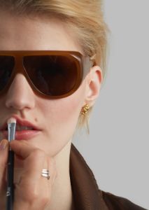 Port Tanger Gambia Sunglasses - Yellow Ochra Acetate/Tobacco Lens sold by Frankie Shop