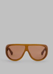 Port Tanger Gambia Sunglasses - Yellow Ochra Acetate/Tobacco Lens sold by Frankie Shop