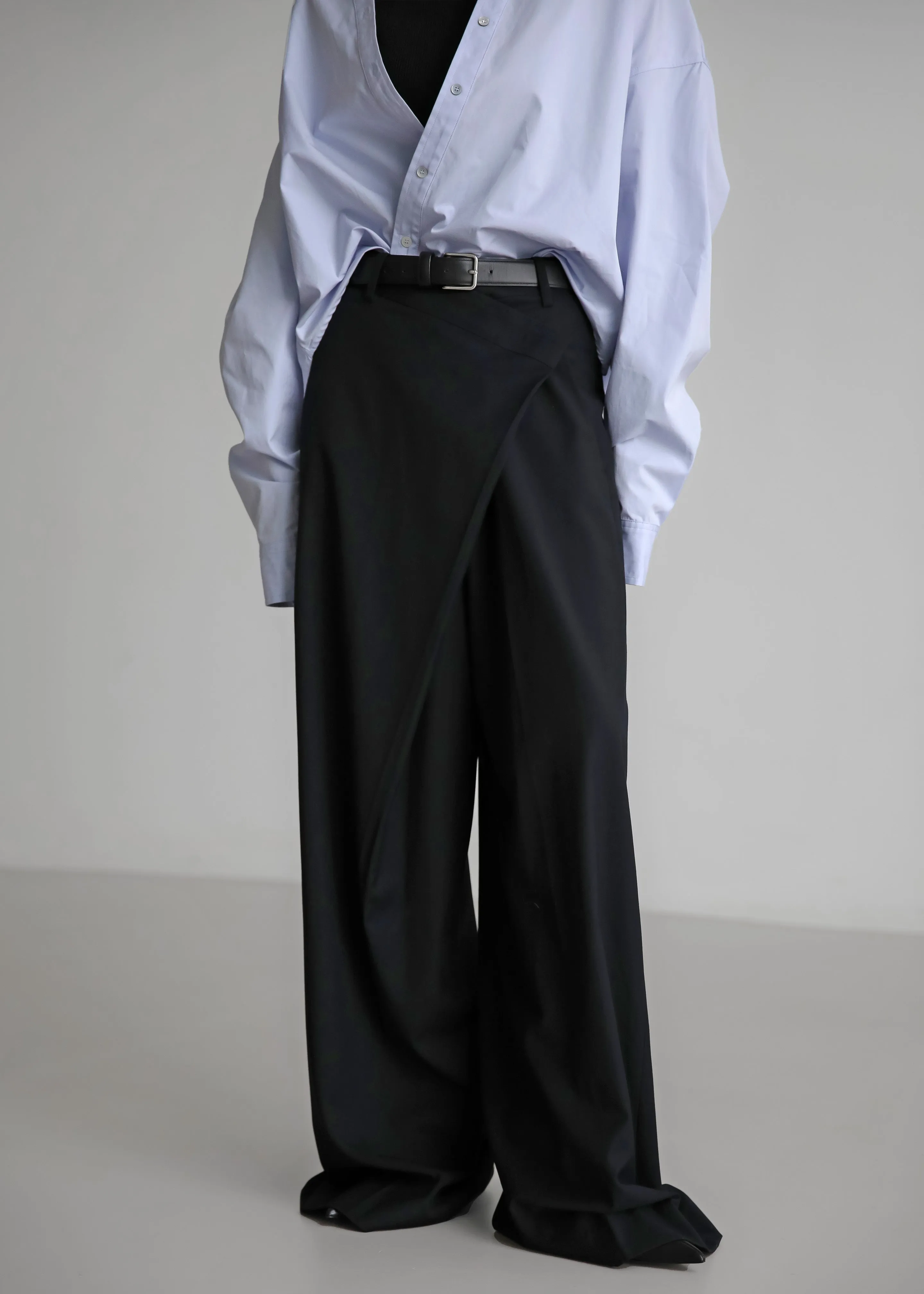 Marjorie Asymmetrical Trousers - Black sold by Frankie Shop product image thumbnail 2