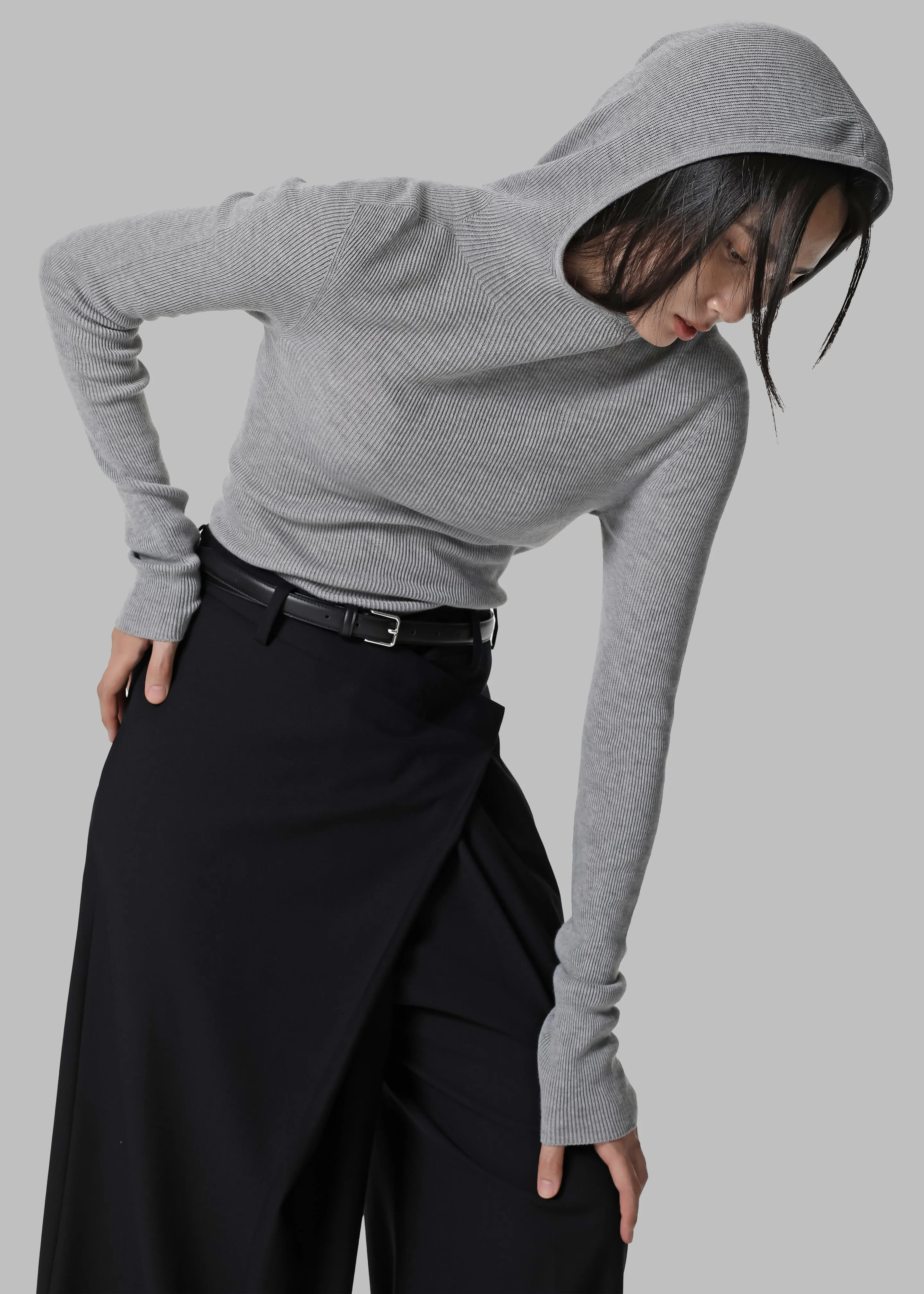 Marjorie Asymmetrical Trousers - Black sold by Frankie Shop product image thumbnail 3