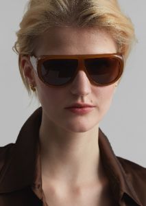 Port Tanger Gambia Sunglasses - Yellow Ochra Acetate/Tobacco Lens sold by Frankie Shop