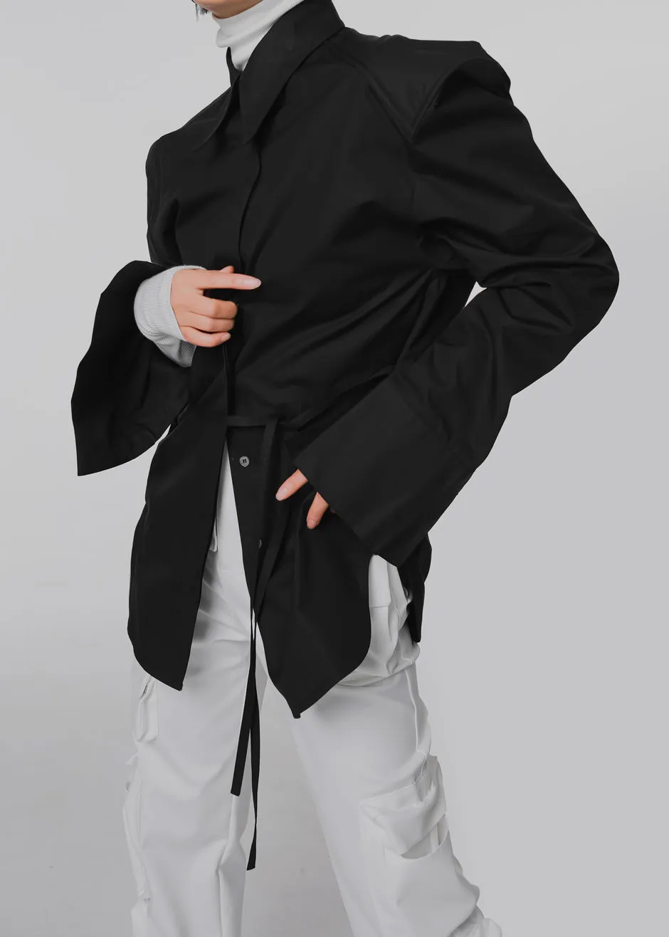 Bec Padded Shirt - Black sold by Frankie Shop product image thumbnail 2