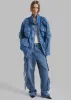 Parker Denim Cargo Pants - Medium Wash sold by Frankie Shop