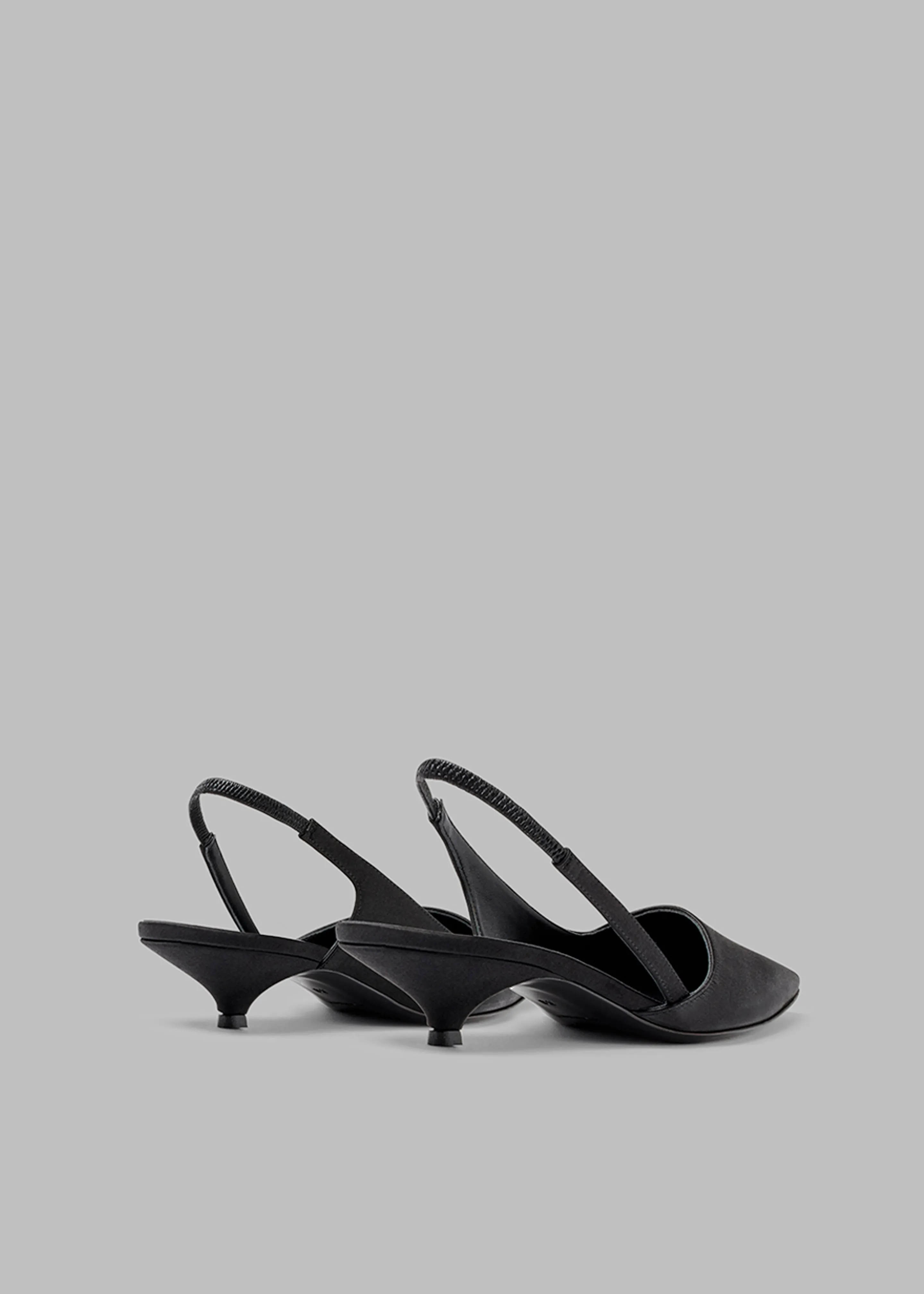 Loulou Studio Sulue Slingback Kitten Heel Shoes - Black sold by Frankie Shop product image thumbnail 3