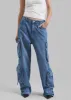 Parker Denim Cargo Pants - Medium Wash sold by Frankie Shop