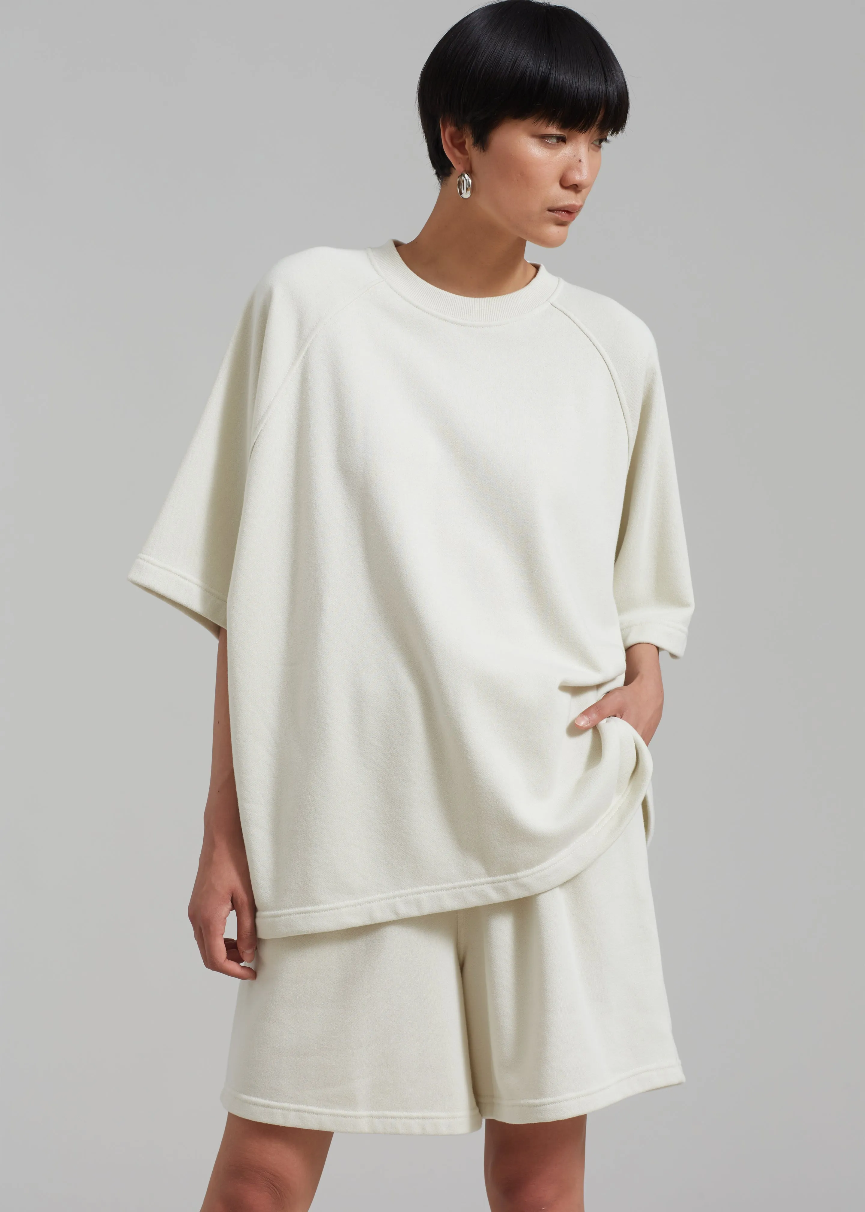 Newton Sweat Tee - Beige sold by Frankie Shop product image thumbnail 4