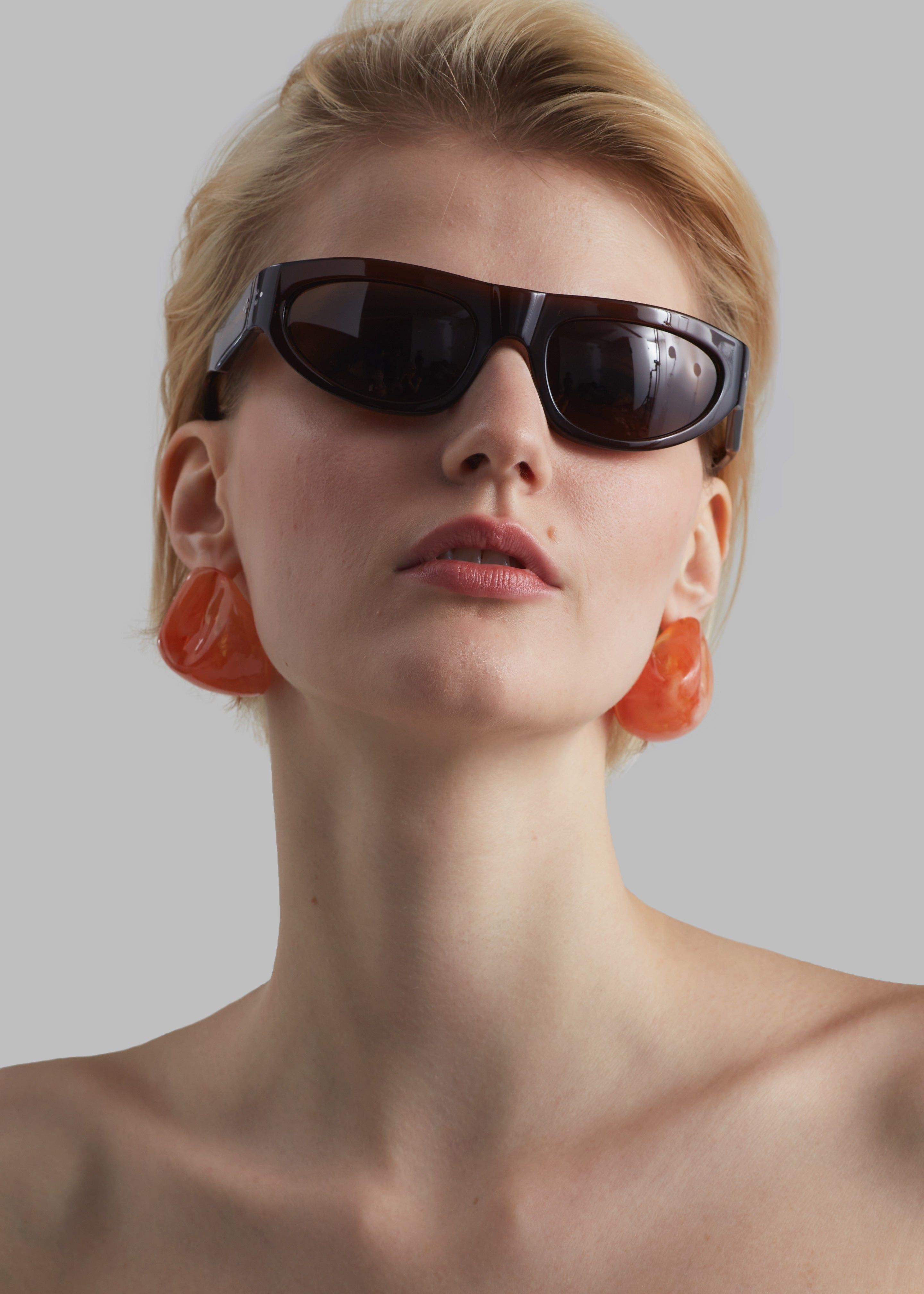 Completedworks Randomised Organic Shape Earrings - Orange sold by Frankie Shop product image thumbnail 3