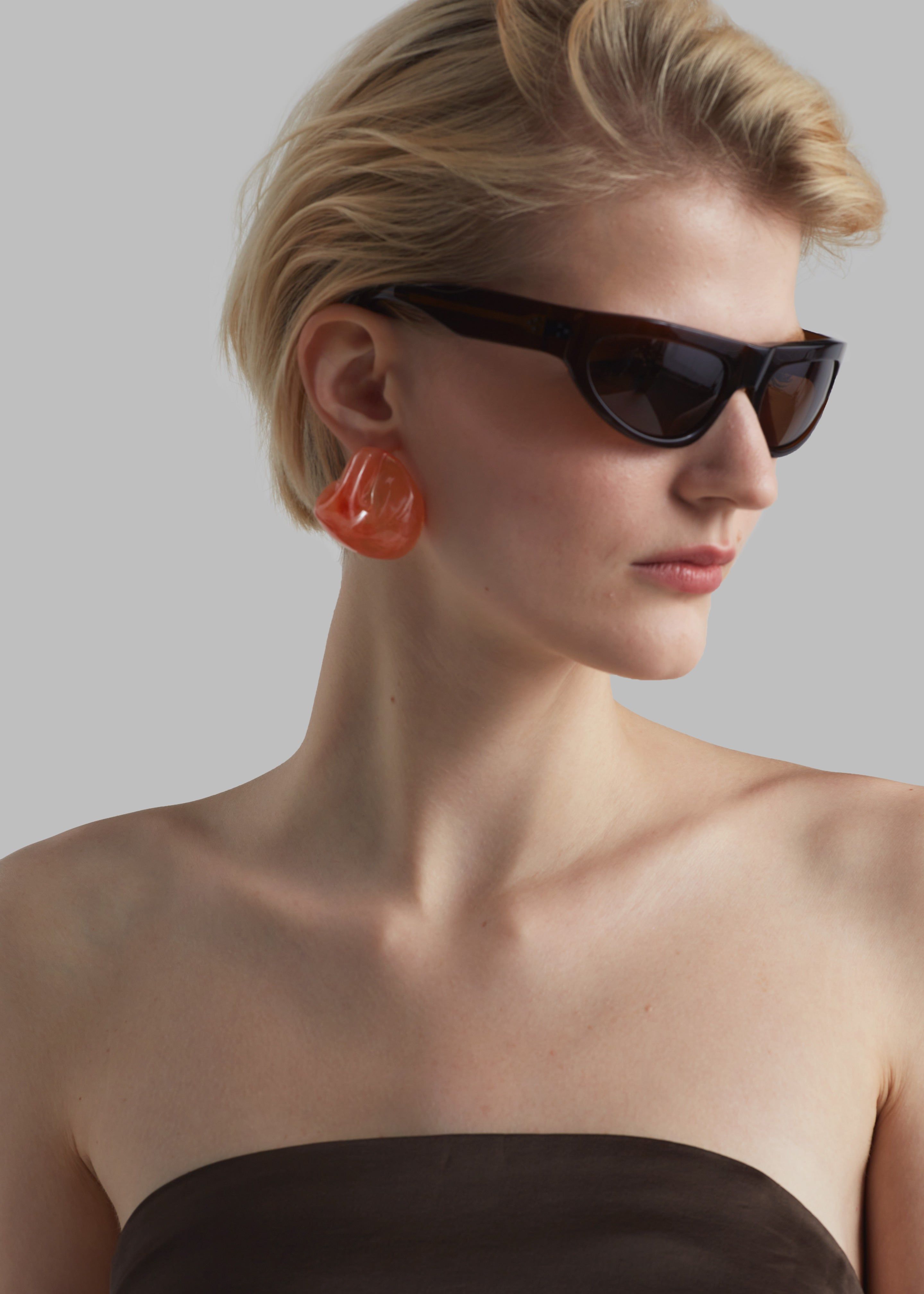 Completedworks Randomised Organic Shape Earrings - Orange sold by Frankie Shop product image thumbnail 4