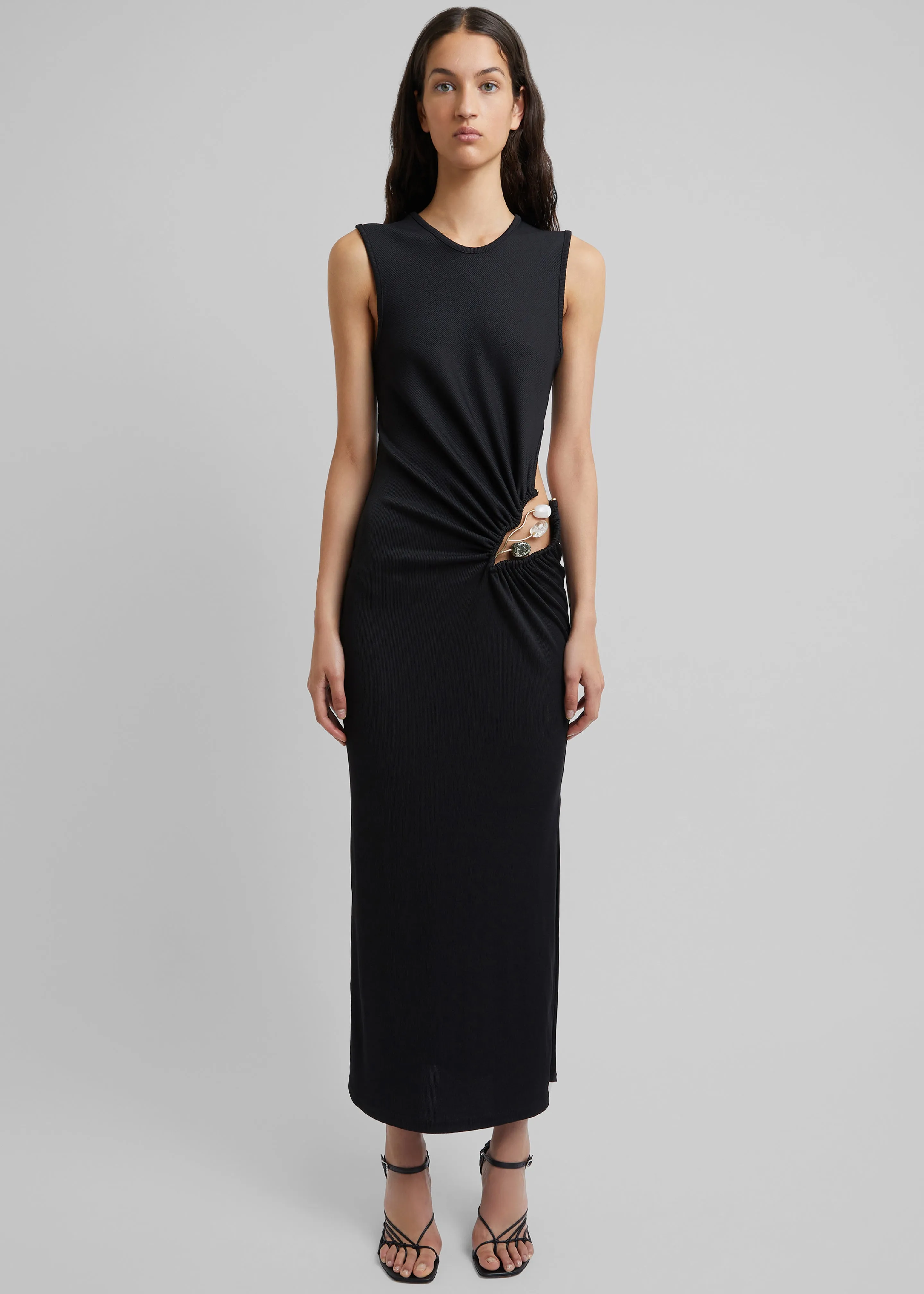 Christopher Esber Folia Float Buckle Tank Dress - Black sold by Frankie Shop