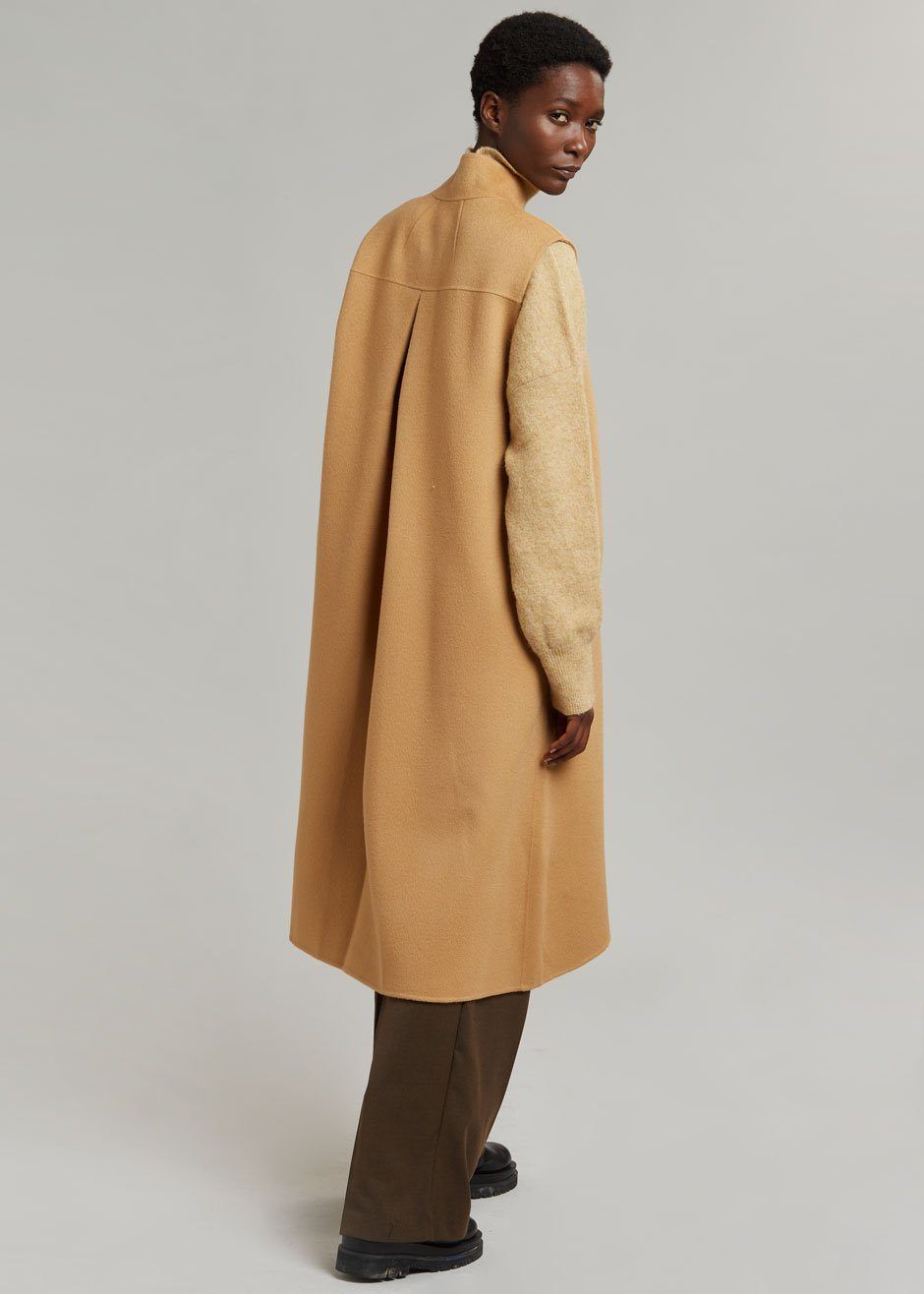 Anha Wool Long Vest - Camel sold by Frankie Shop product image thumbnail 9