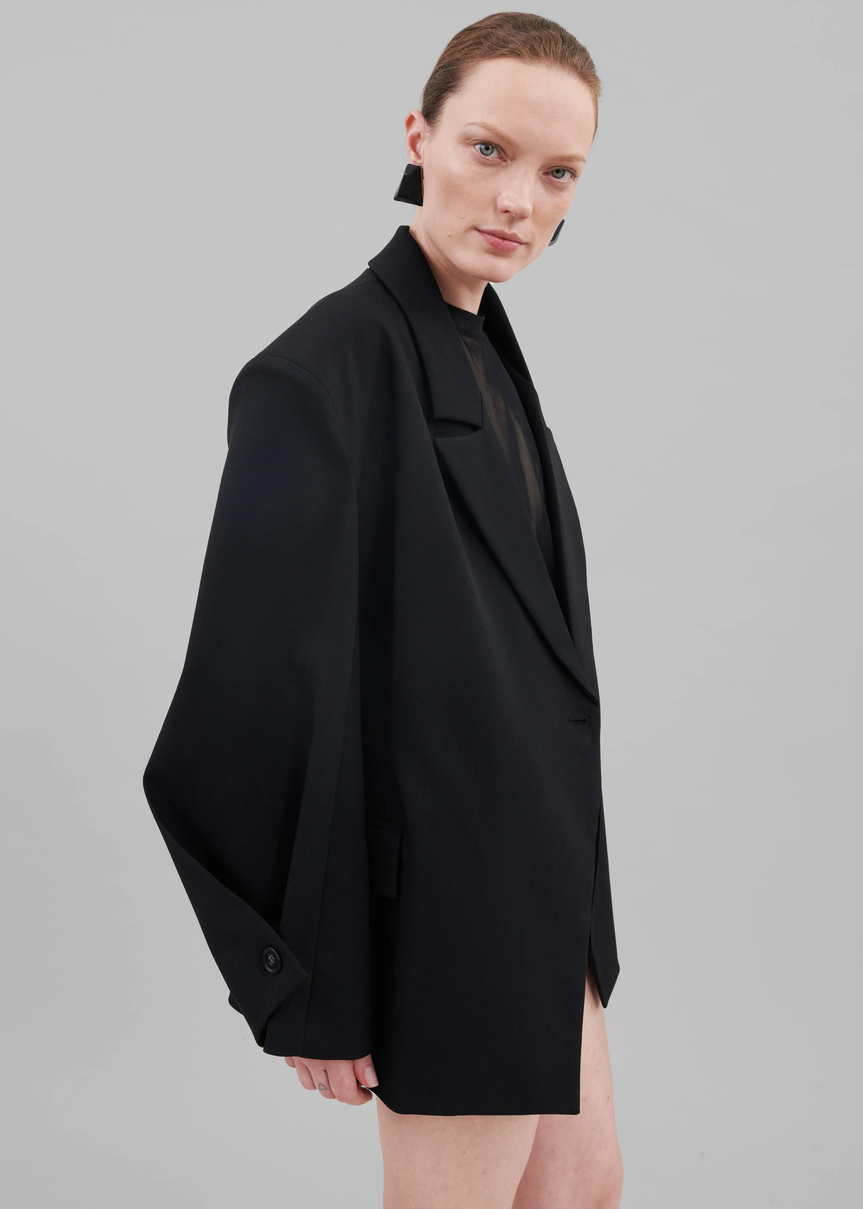 Pia Boxy Blazer - Black sold by Frankie Shop product image thumbnail 4