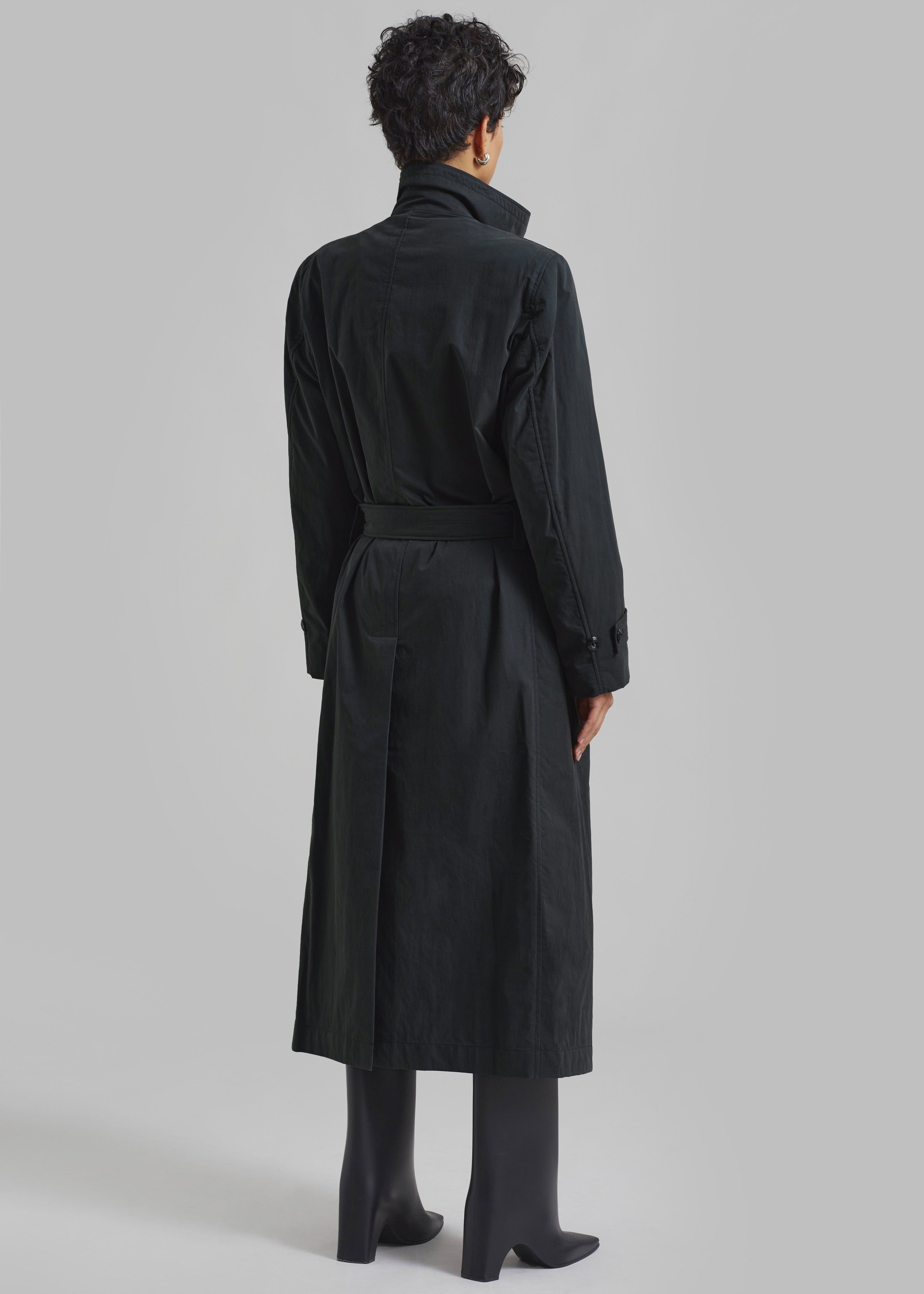 Low Classic Padded Sleek Long Coat - Charcoal sold by Frankie Shop product image thumbnail 7