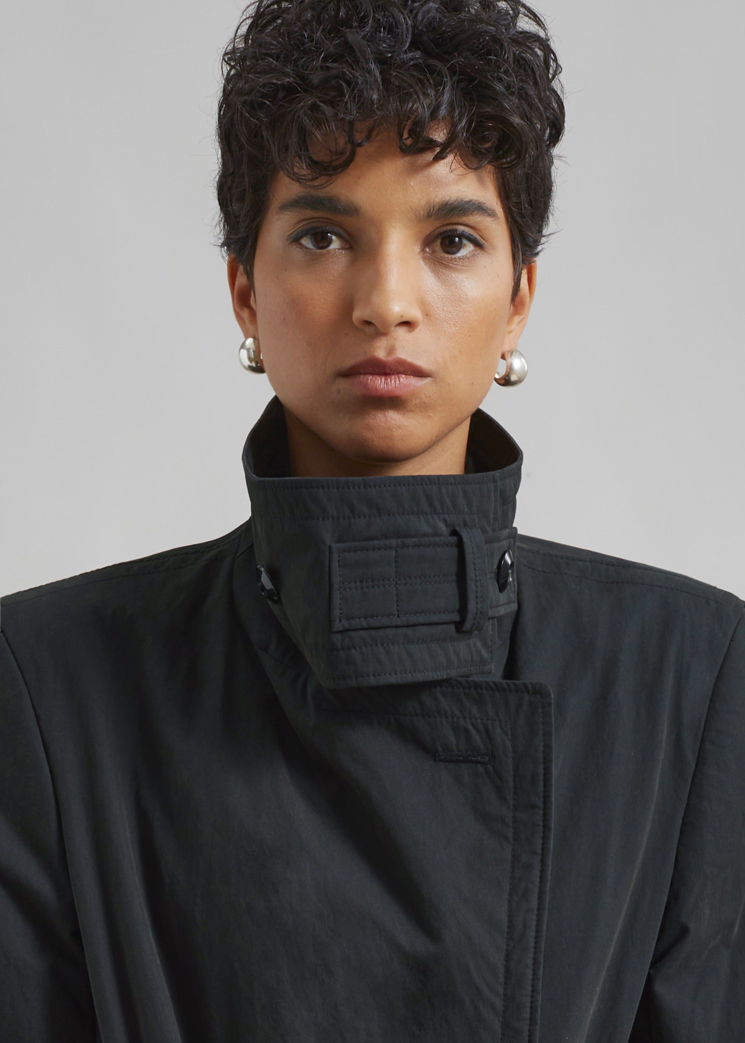 Low Classic Padded Sleek Long Coat - Charcoal sold by Frankie Shop product image thumbnail 3