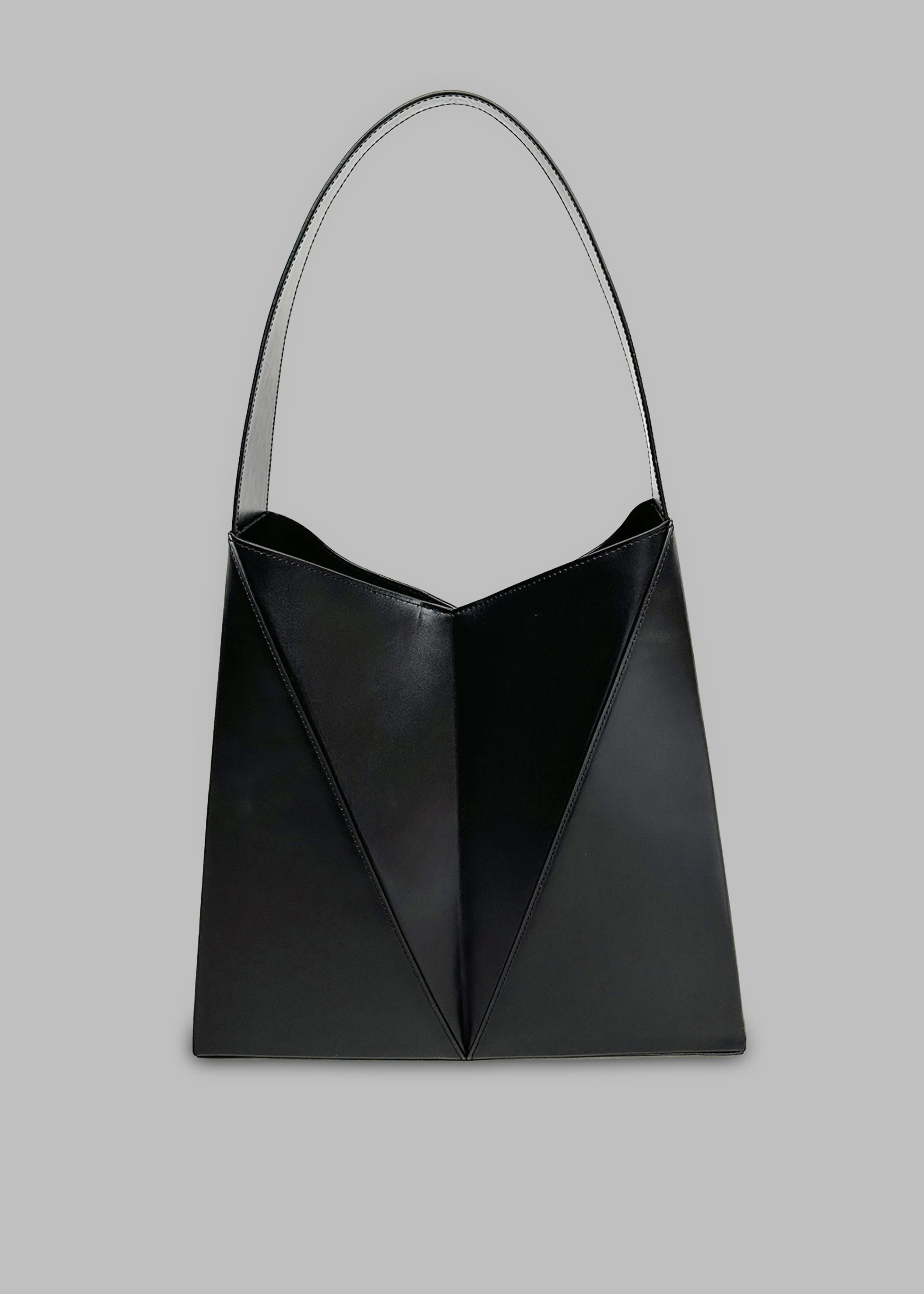 Low Classic Folded Cube Tote Bag - Black sold by Frankie Shop product image thumbnail 3