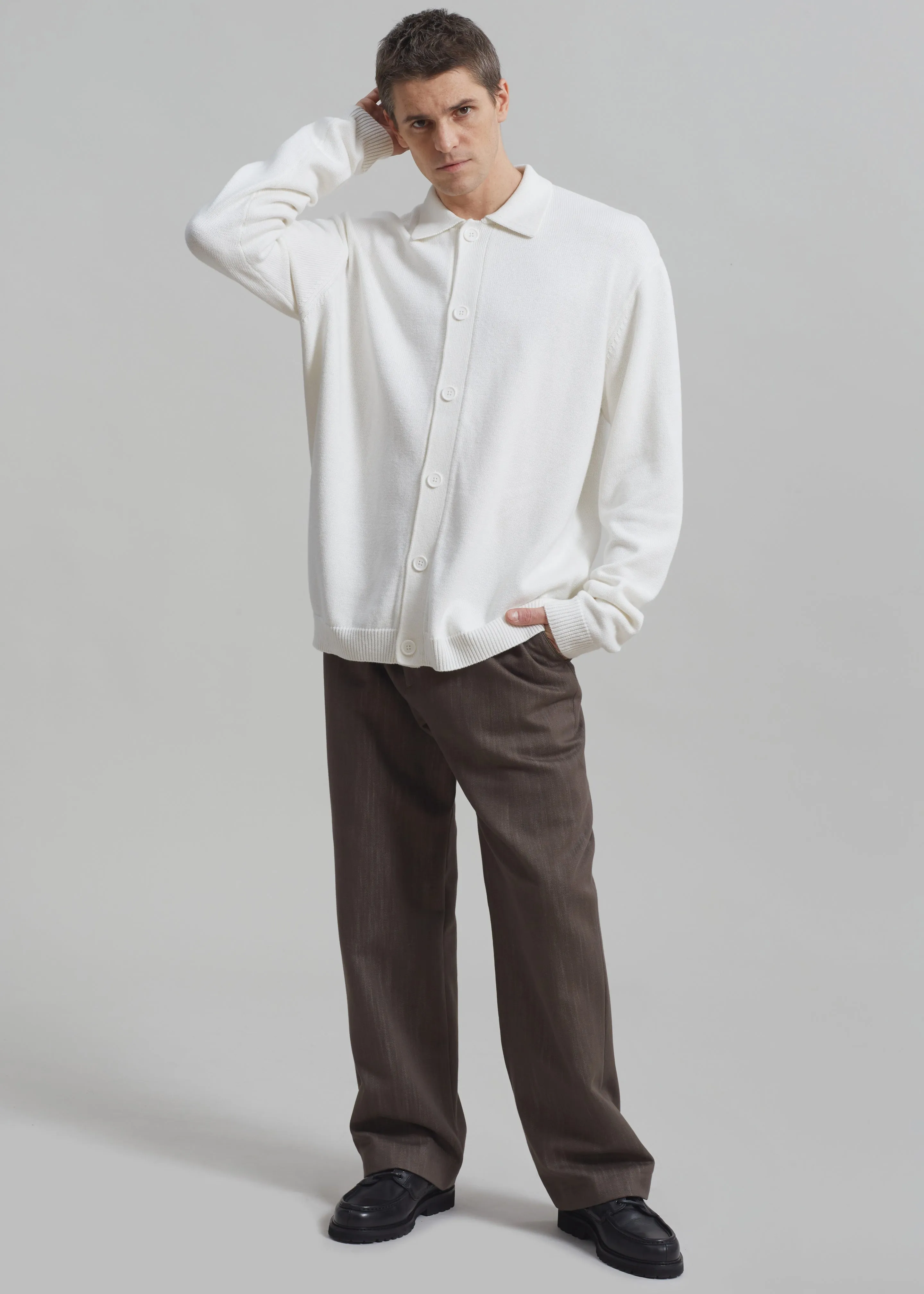 Myles Cardigan - White sold by Frankie Shop