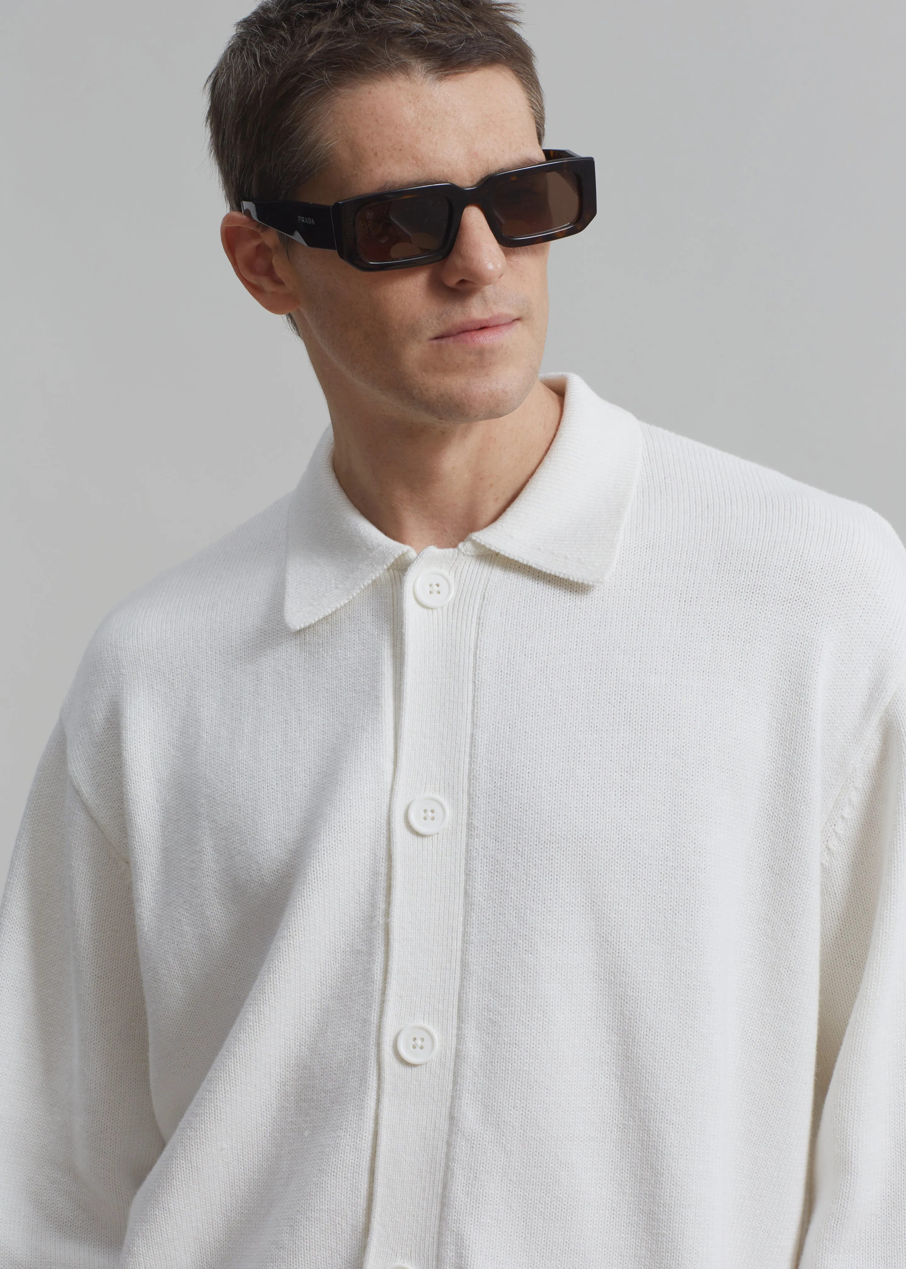 Myles Cardigan - White sold by Frankie Shop product image thumbnail 3