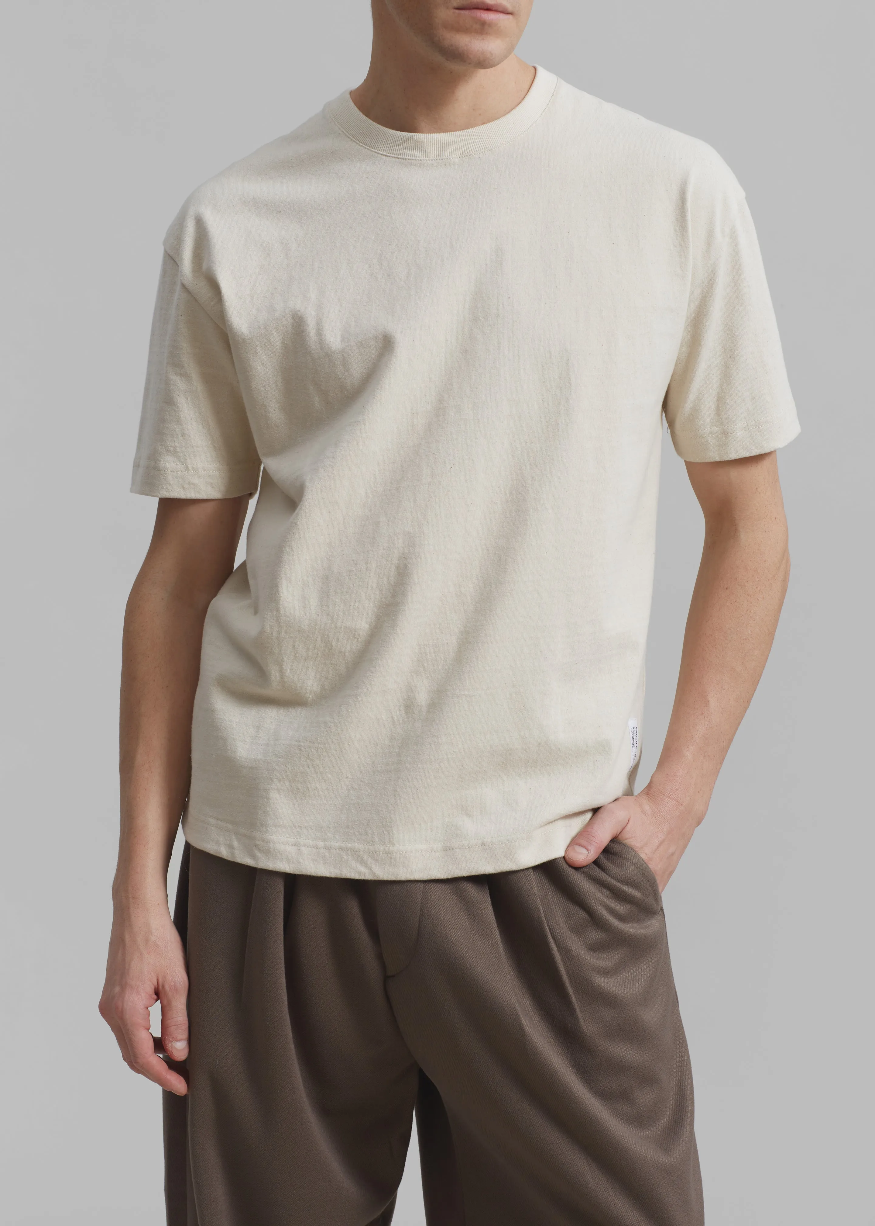 Samsøe Samsøe Nico T-Shirt - Undyed sold by Frankie Shop product image thumbnail 2