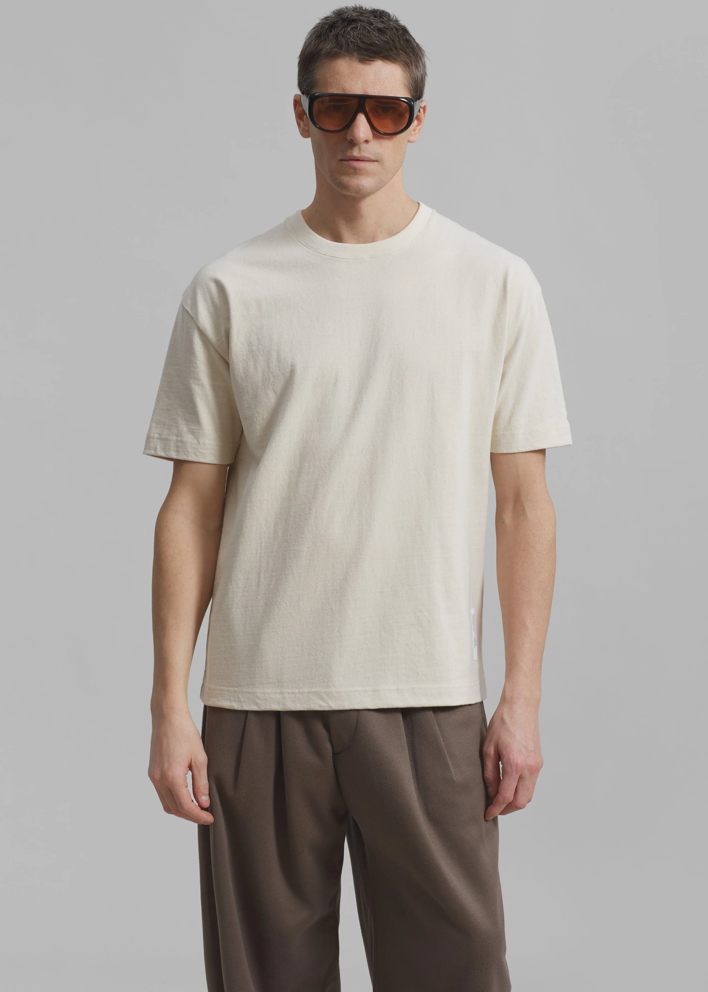 Samsøe Samsøe Nico T-Shirt - Undyed sold by Frankie Shop product image thumbnail 4