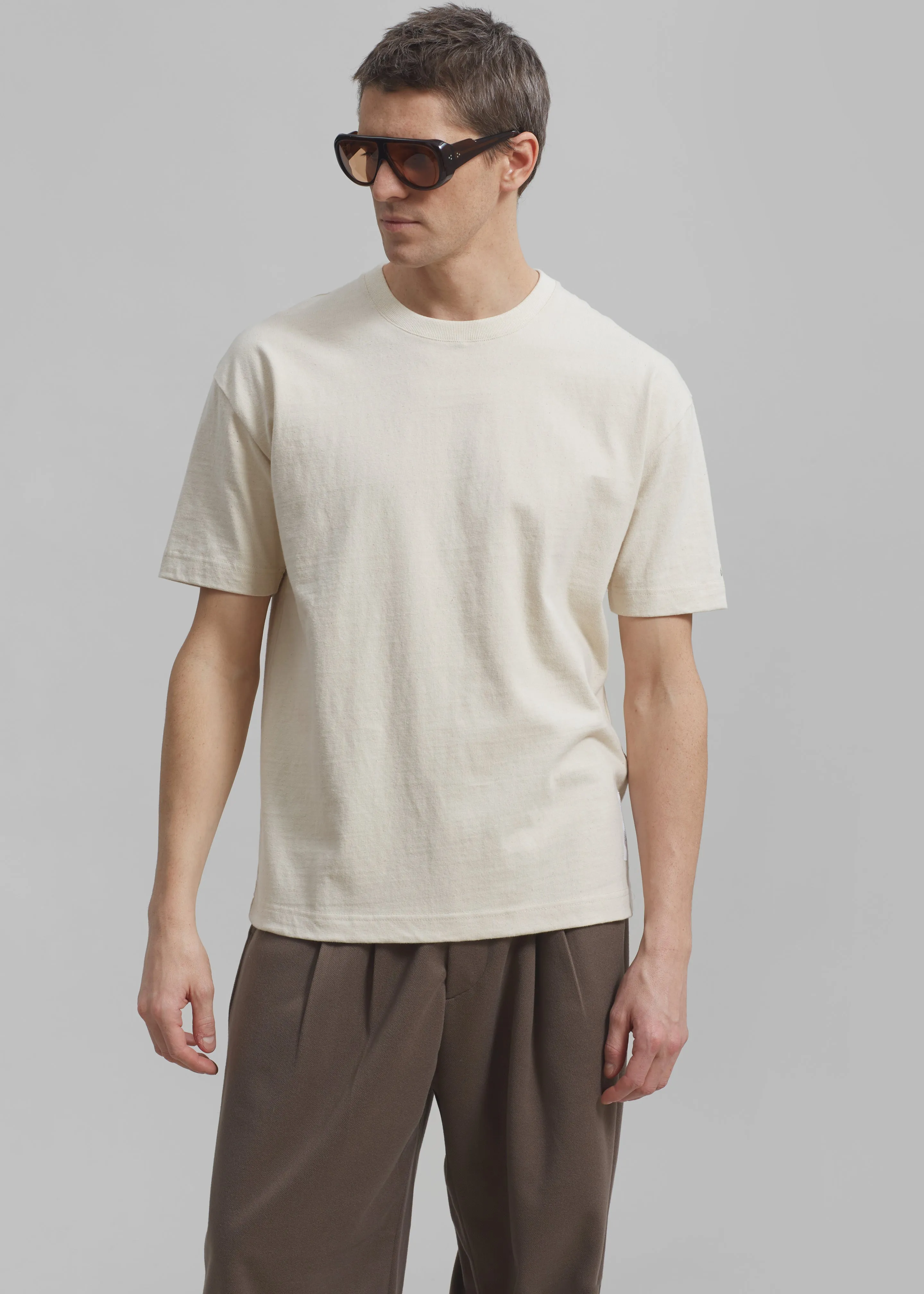 Samsøe Samsøe Nico T-Shirt - Undyed sold by Frankie Shop