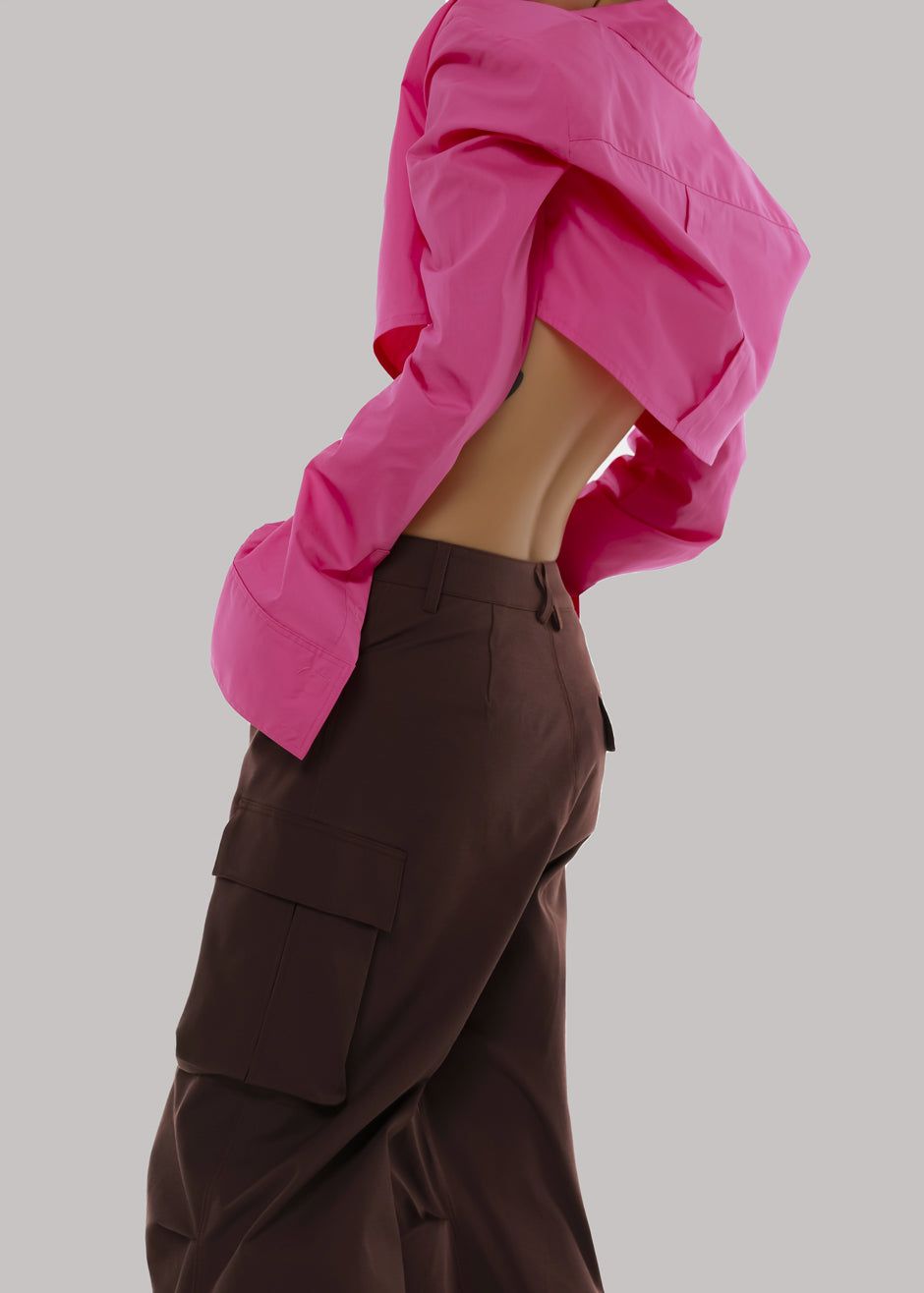 Valo Cargo Pants - Brown sold by Frankie Shop product image thumbnail 6
