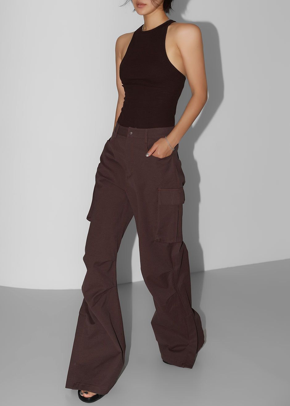 Valo Cargo Pants - Brown sold by Frankie Shop product image thumbnail 2