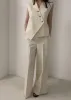Delphi Belted Pants - Cream sold by Frankie Shop
