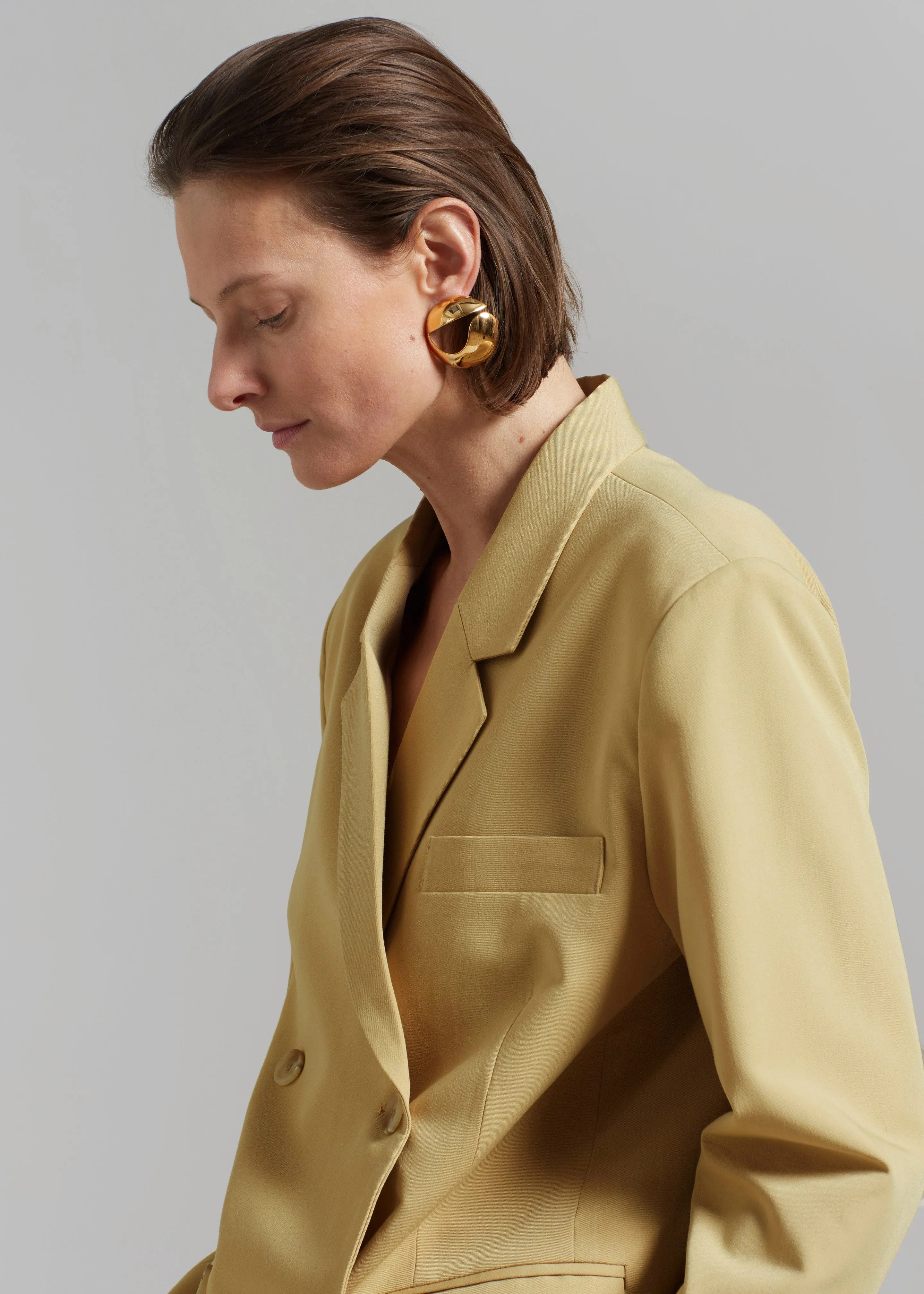 Girona Open Back Blazer - Cornsilk sold by Frankie Shop product image thumbnail 4