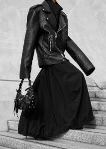 Chicago Oversized Perfecto Jacket - Black sold by Frankie Shop