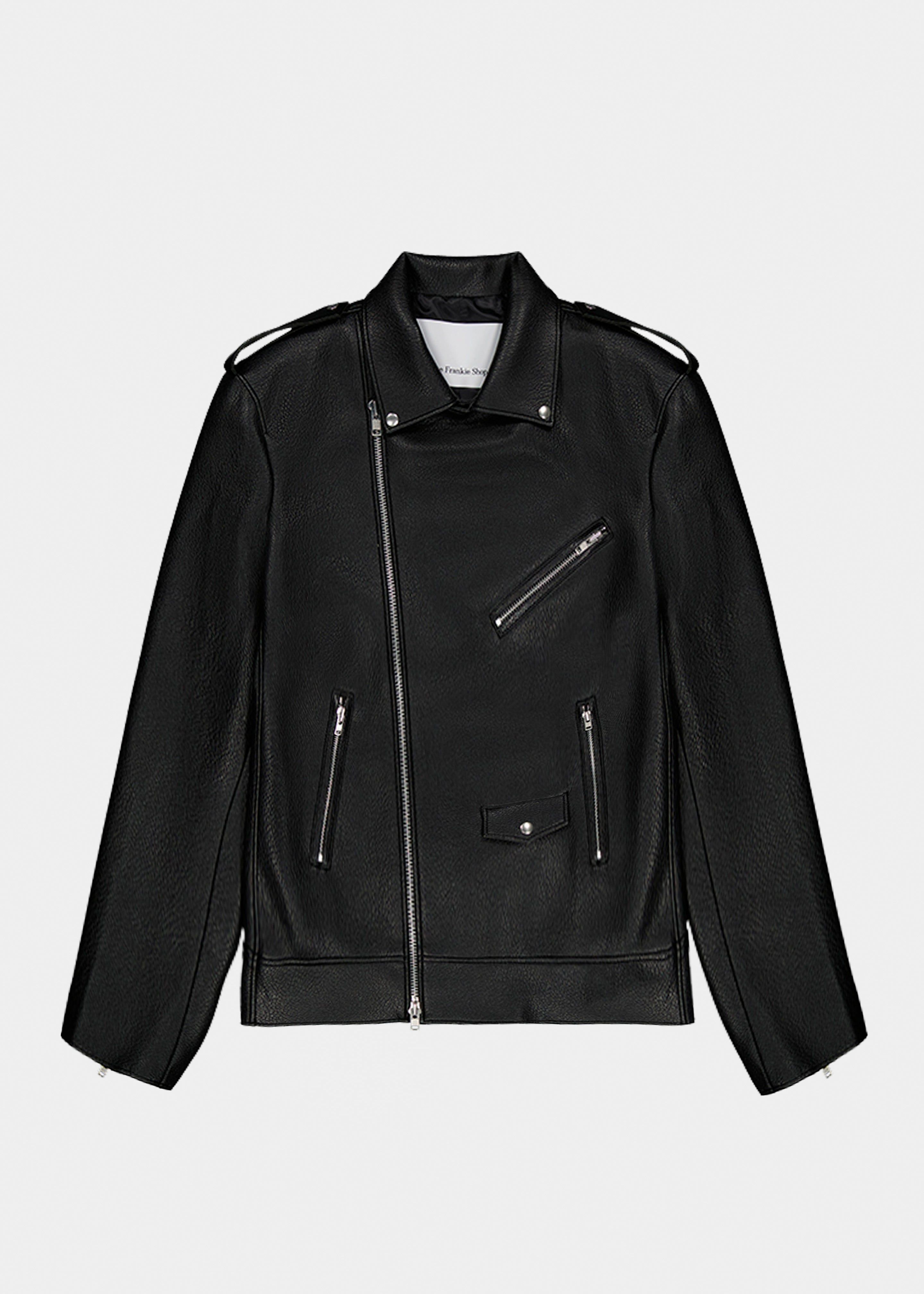 Chicago Oversized Perfecto Jacket - Black sold by Frankie Shop product image thumbnail 14
