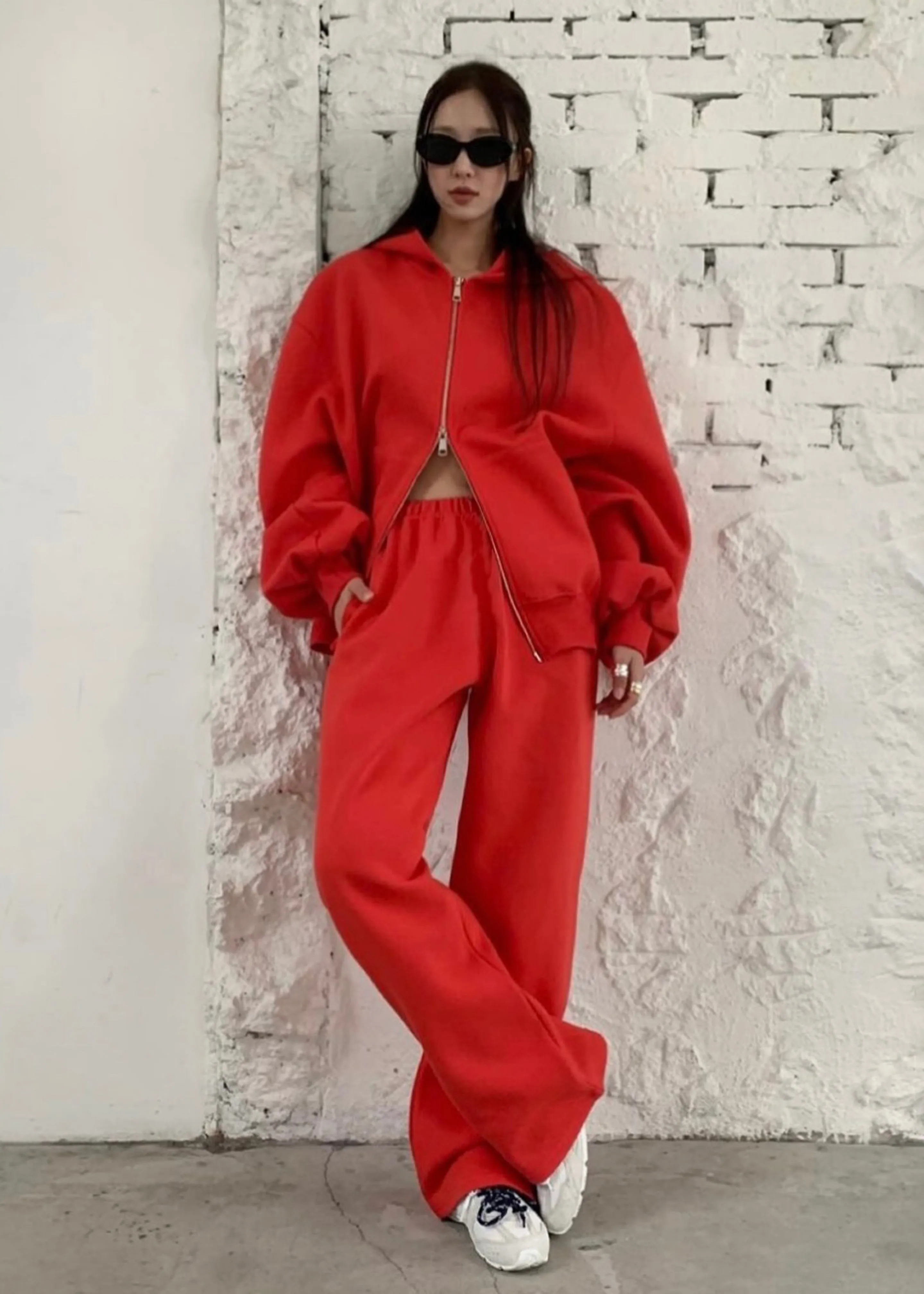 Katia Hoodie - Red sold by Frankie Shop product image thumbnail 4