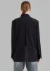 Girona Open Back Blazer - Black sold by Frankie Shop